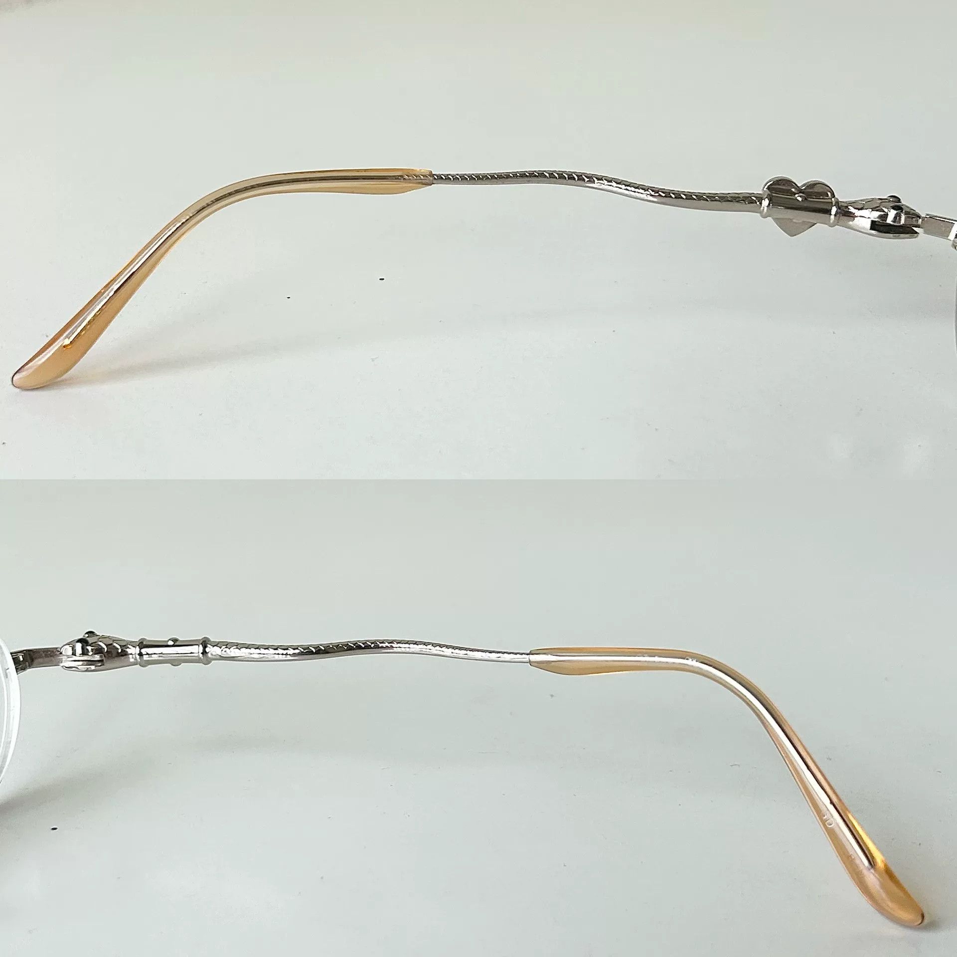 Vivienne Westwood Vivienne Westwood Silver Snake Heart Eyeglasses Size ONE SIZE - 9 Thumbnail