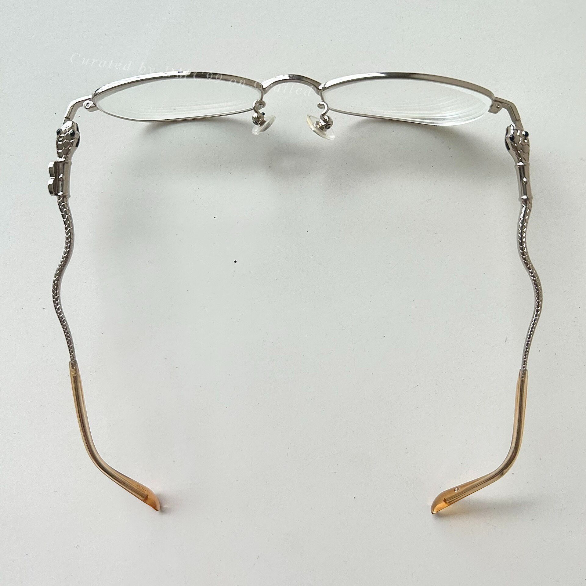 Vivienne Westwood Vivienne Westwood Silver Snake Heart Eyeglasses Size ONE SIZE - 2 Thumbnail