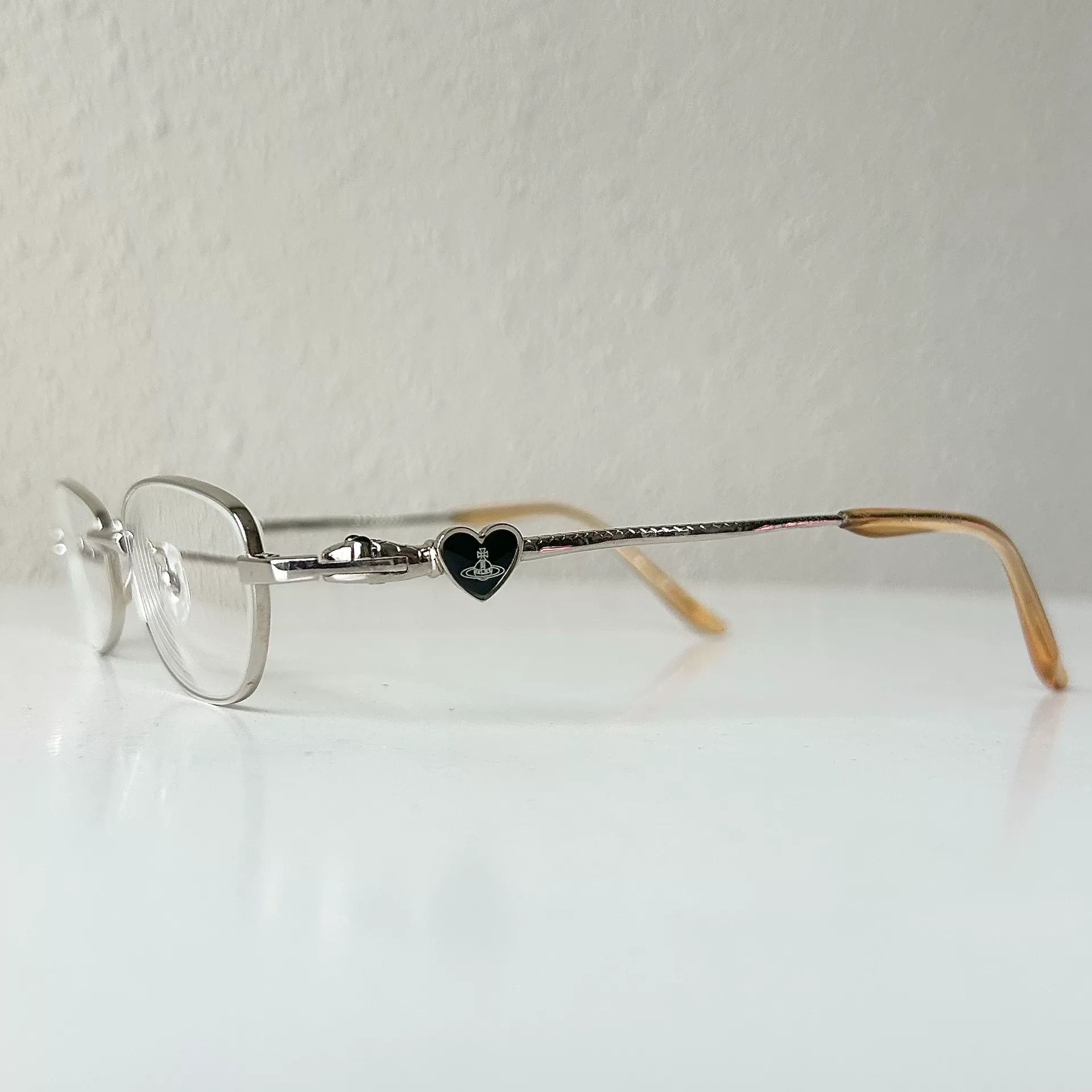 Vivienne Westwood Vivienne Westwood Silver Snake Heart Eyeglasses Size ONE SIZE - 5 Thumbnail