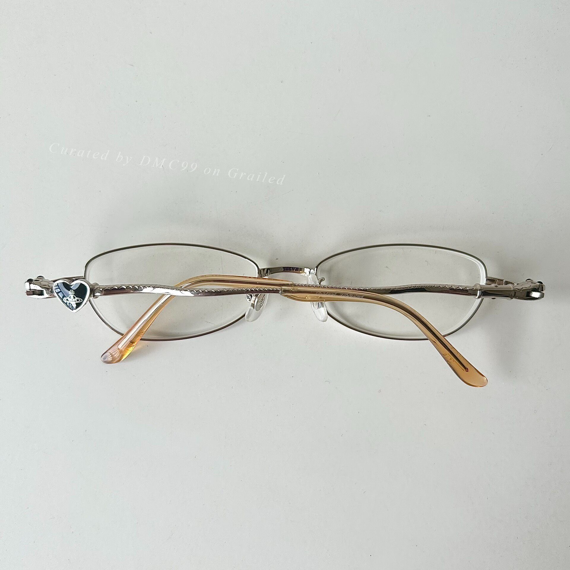 Vivienne Westwood Vivienne Westwood Silver Snake Heart Eyeglasses Size ONE SIZE - 4 Thumbnail