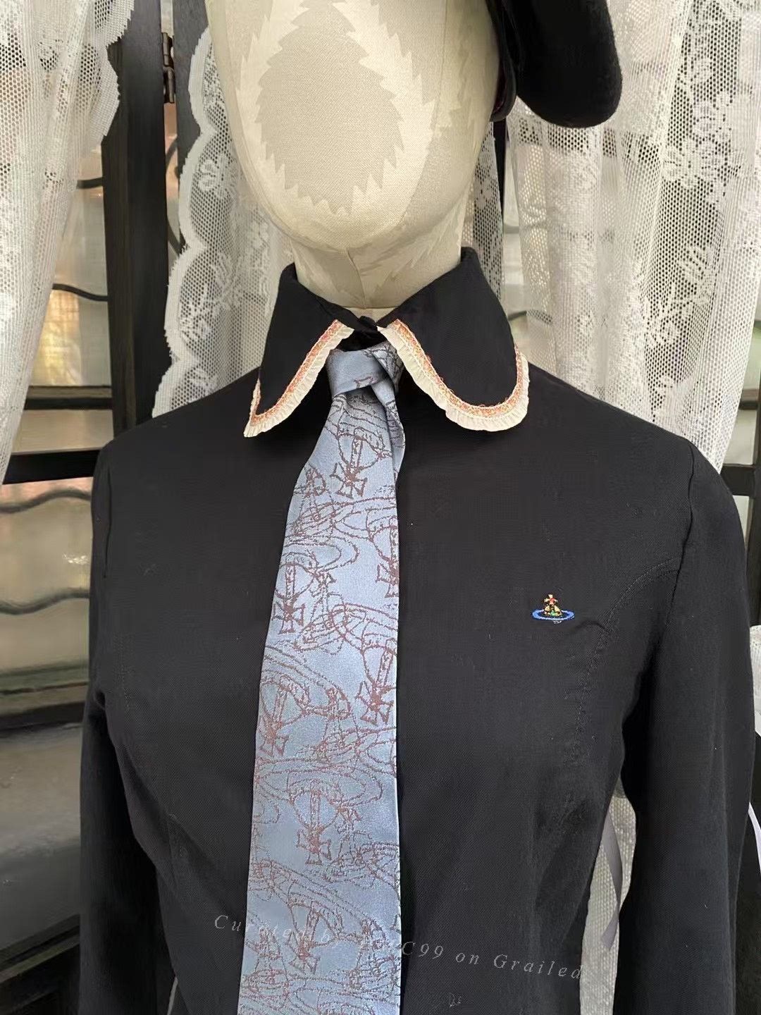 Vivienne Westwood Vivienne Westwood Saturn Print Tie Size ONE SIZE - 2 Thumbnail