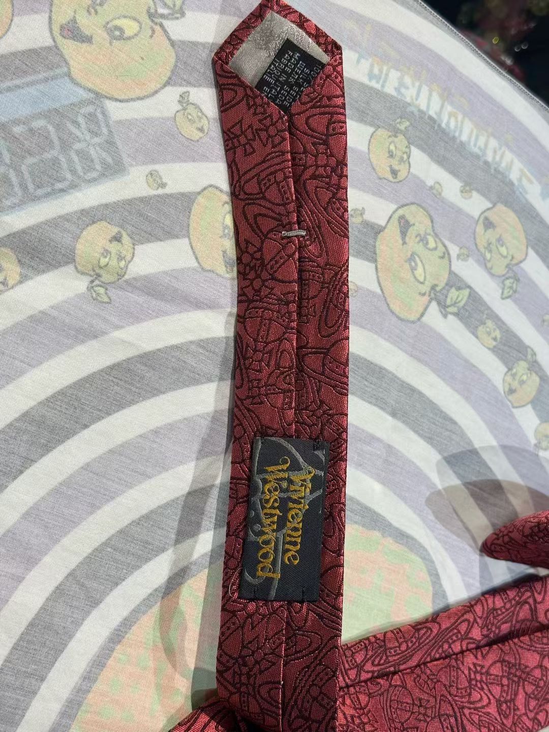 Vivienne Westwood Vivienne Westwood Cherry Red Saturn Tie Size ONE SIZE - 3 Thumbnail