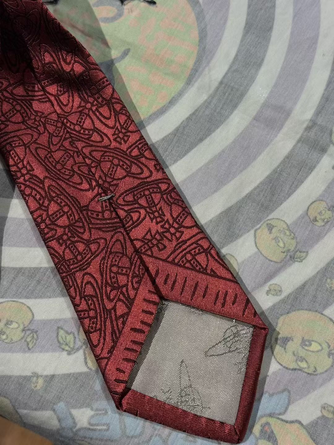 Vivienne Westwood Vivienne Westwood Cherry Red Saturn Tie Size ONE SIZE - 4 Thumbnail