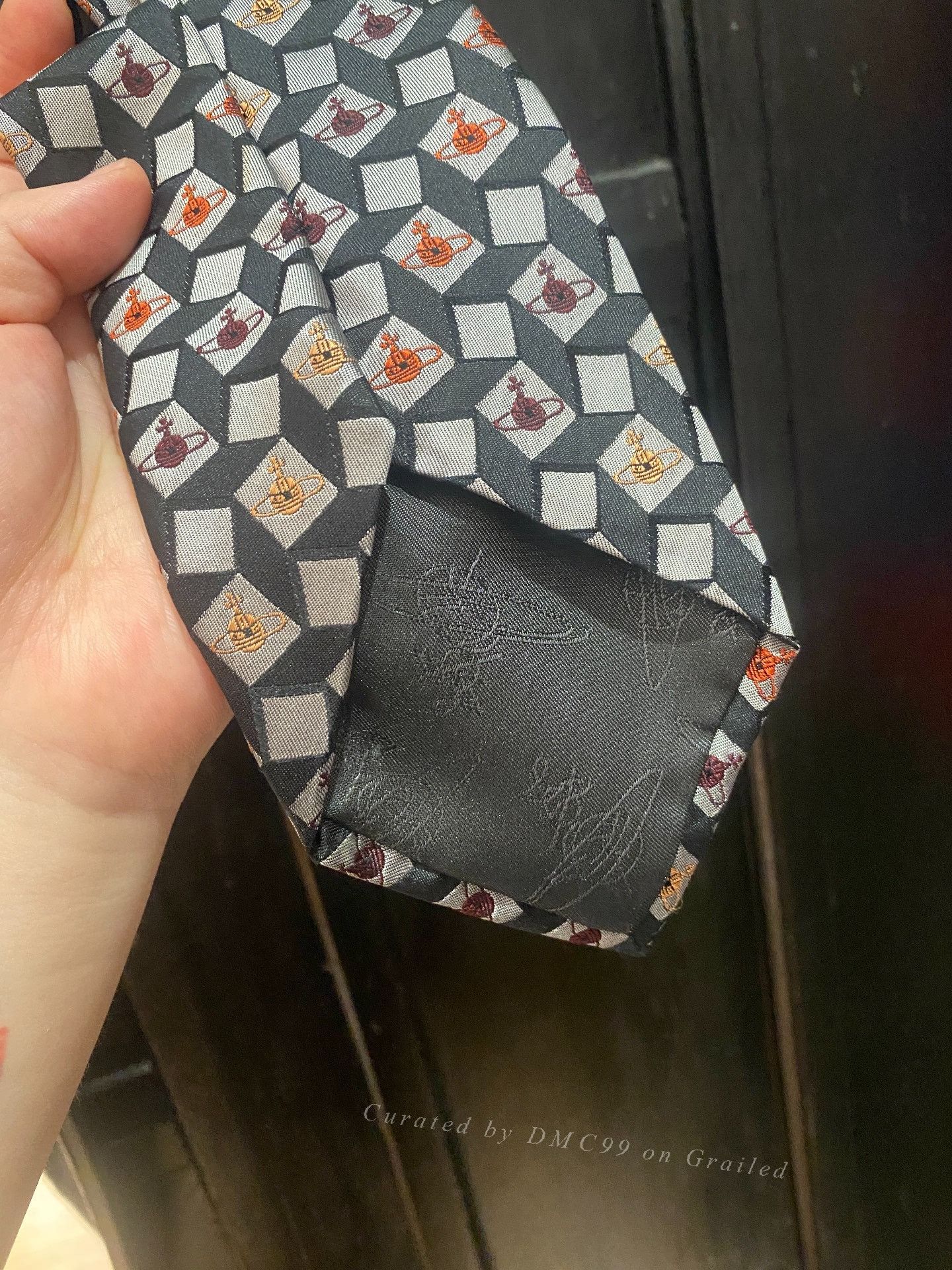 Vivienne Westwood Vivienne Westwood Saturn Argyle Tie Size ONE SIZE - 4 Thumbnail