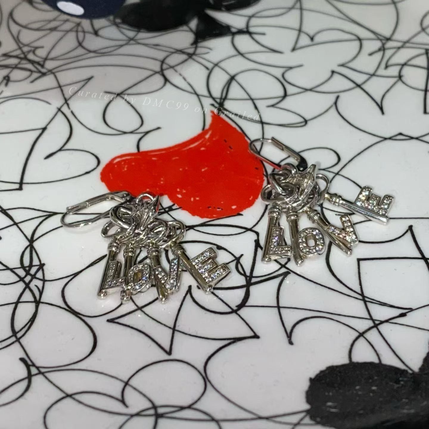 Vivienne Westwood Vivienne Westwood Love Key Earring Size ONE SIZE - 3 Thumbnail