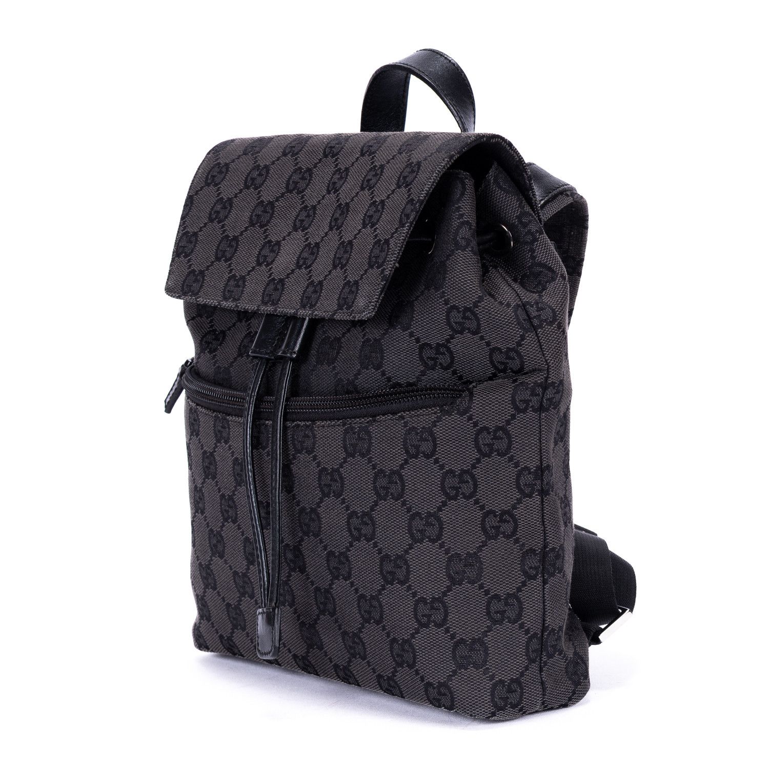 Gucci Front Zip Pocket Flap Backpack Small Size ONE SIZE - 2 Thumbnail