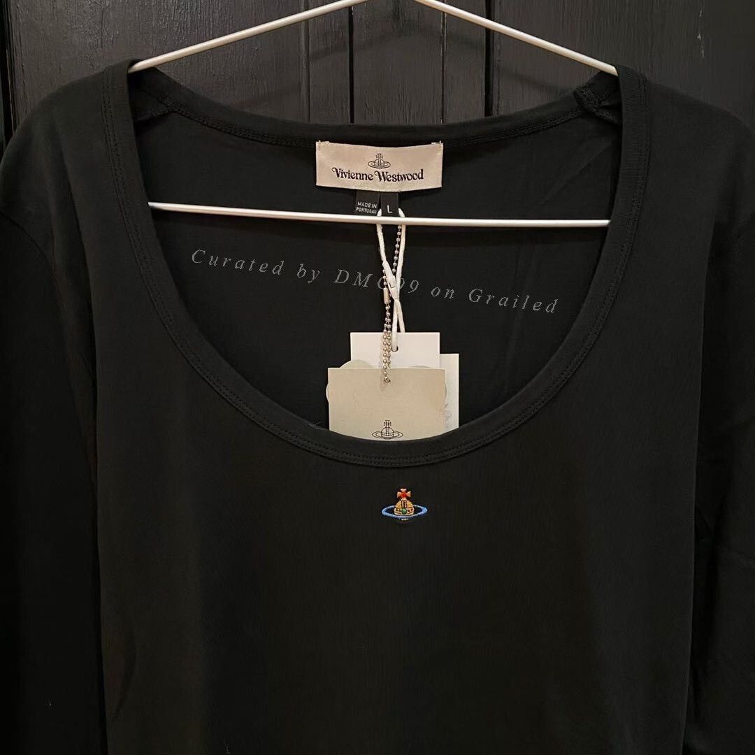 Vivienne Westwood Vivienne Westwood Mid-Sleeve Saturn Top Size L / US 10 / IT 46 - 3 Thumbnail