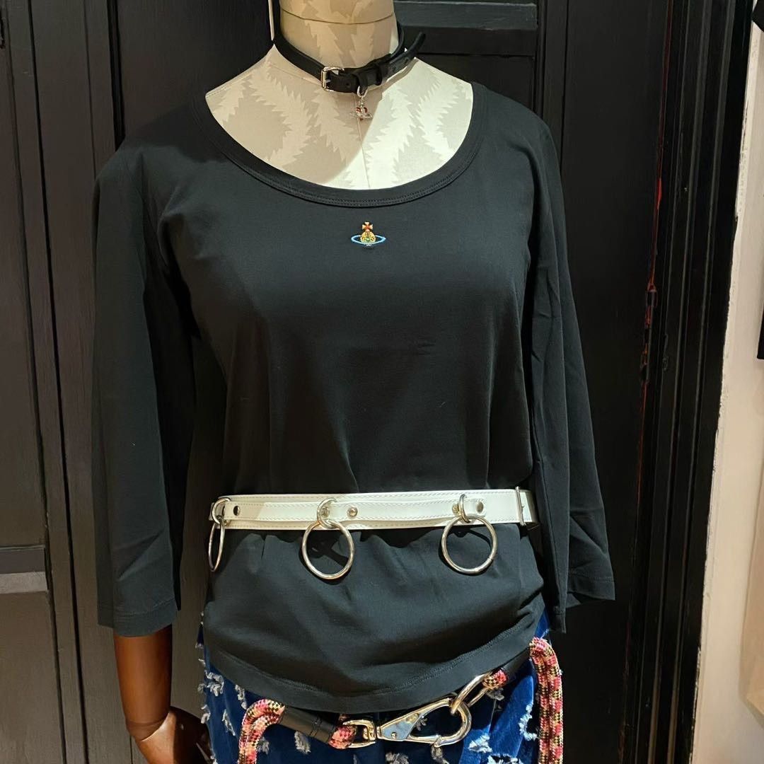 Vivienne Westwood Vivienne Westwood Mid-Sleeve Saturn Top Size L / US 10 / IT 46 - 7 Thumbnail