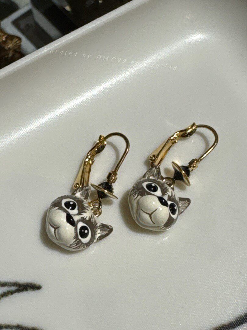 Vivienne Westwood Vivienne Westwood Cat Stud Earrings Size ONE SIZE - 2 Thumbnail