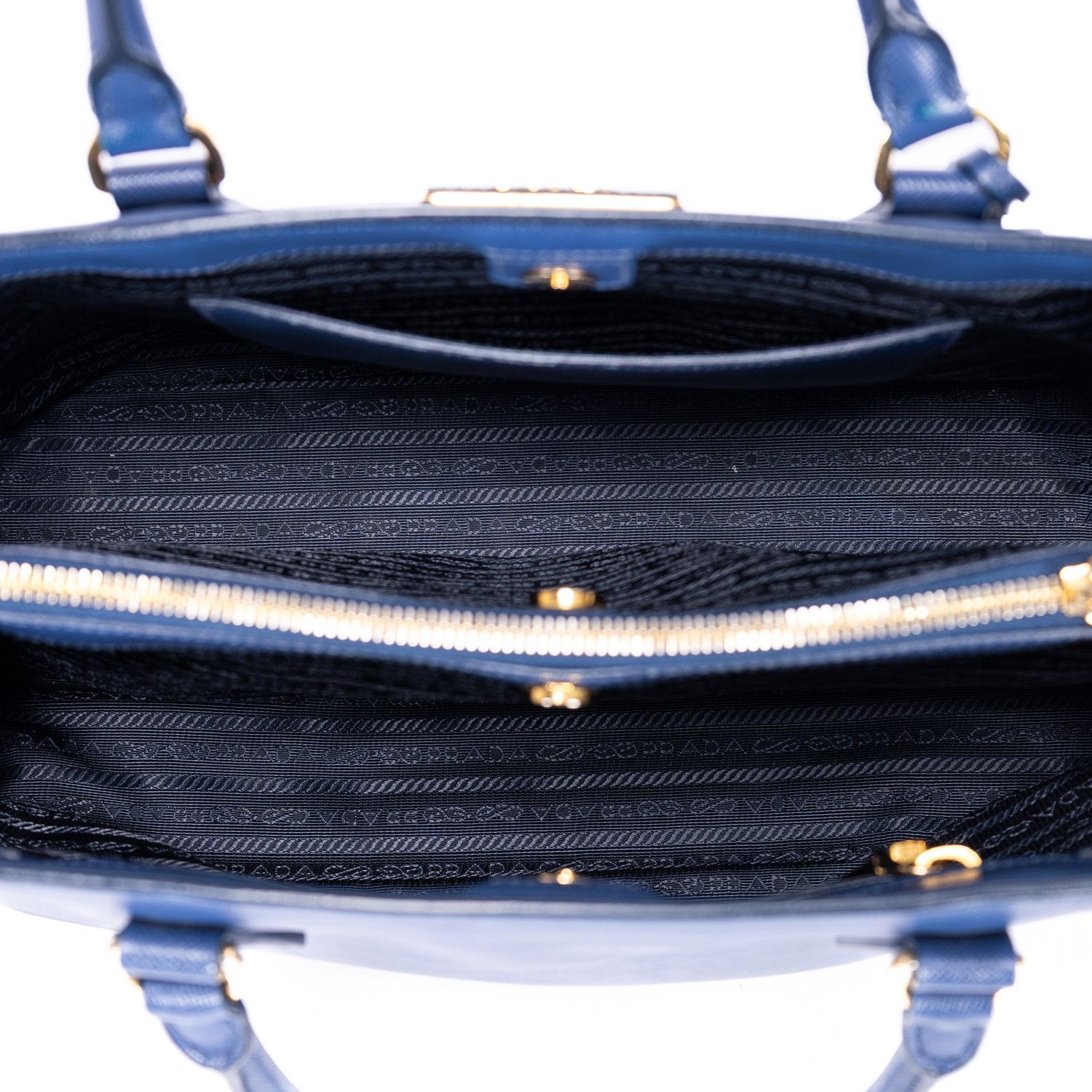Prada Double Zip Galleria Tote Size ONE SIZE - 9 Thumbnail