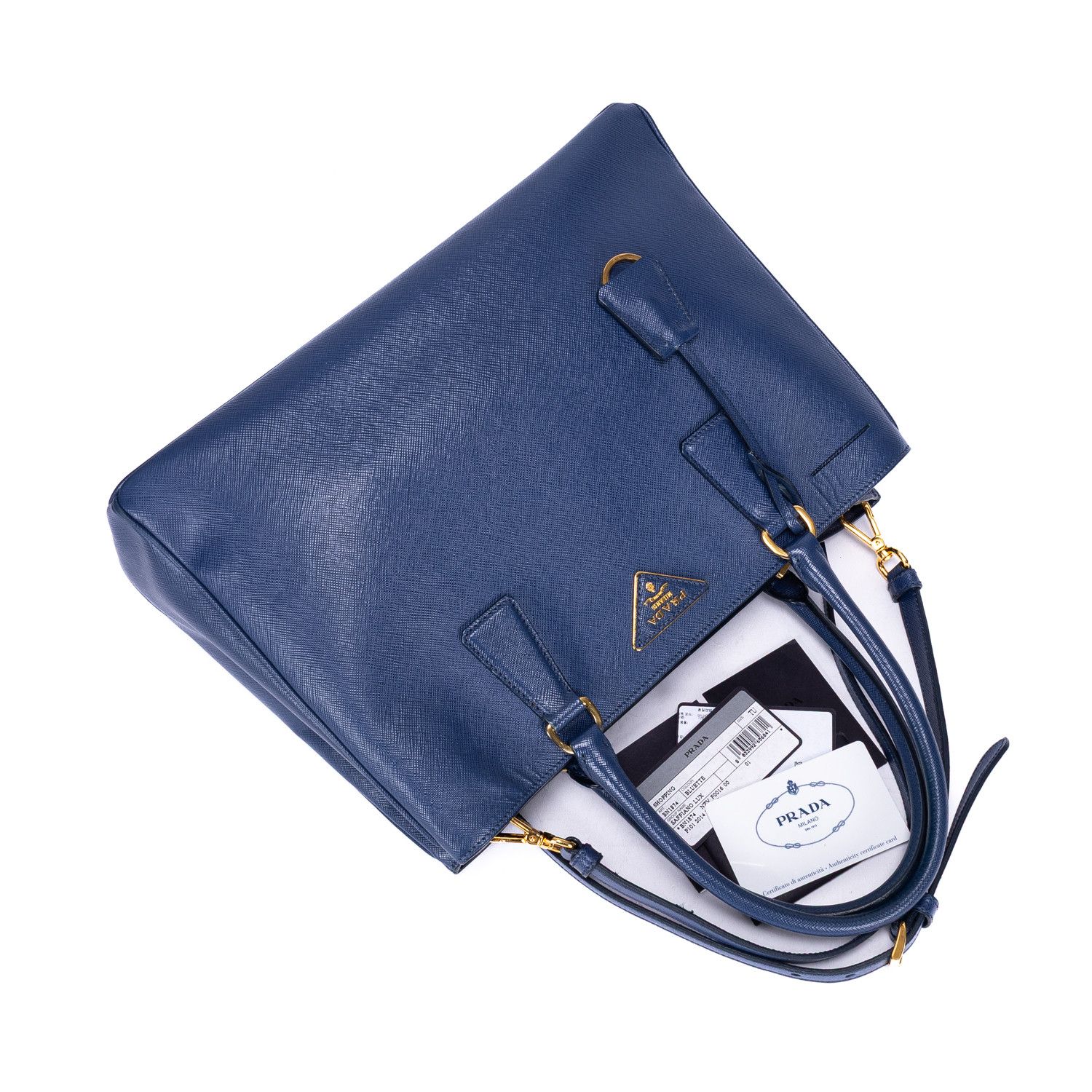 Prada Double Zip Galleria Tote Size ONE SIZE - 11 Thumbnail