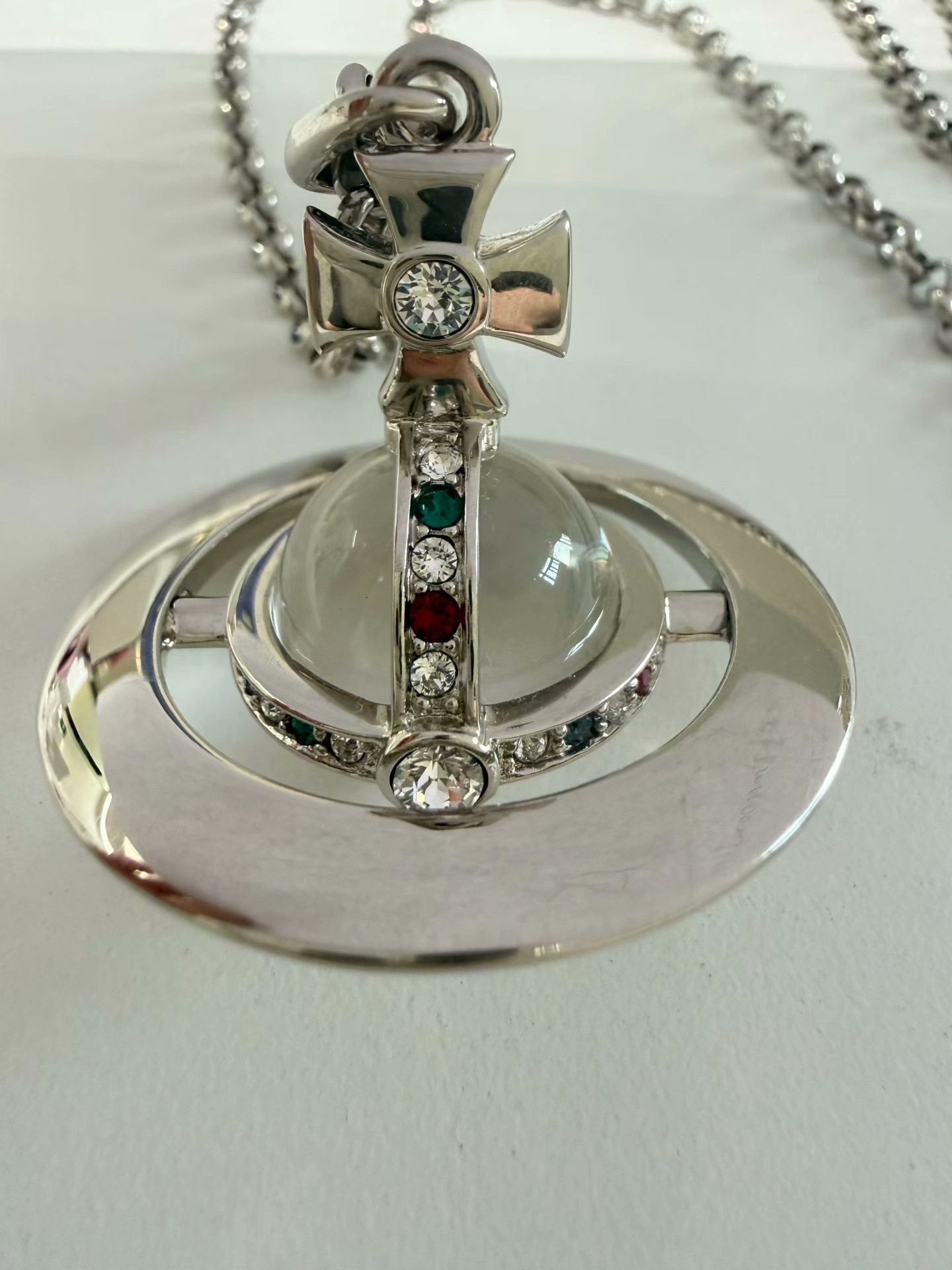 Vivienne Westwood Vivienne Westwood Large Saturn Necklace Size ONE SIZE - 2 Thumbnail