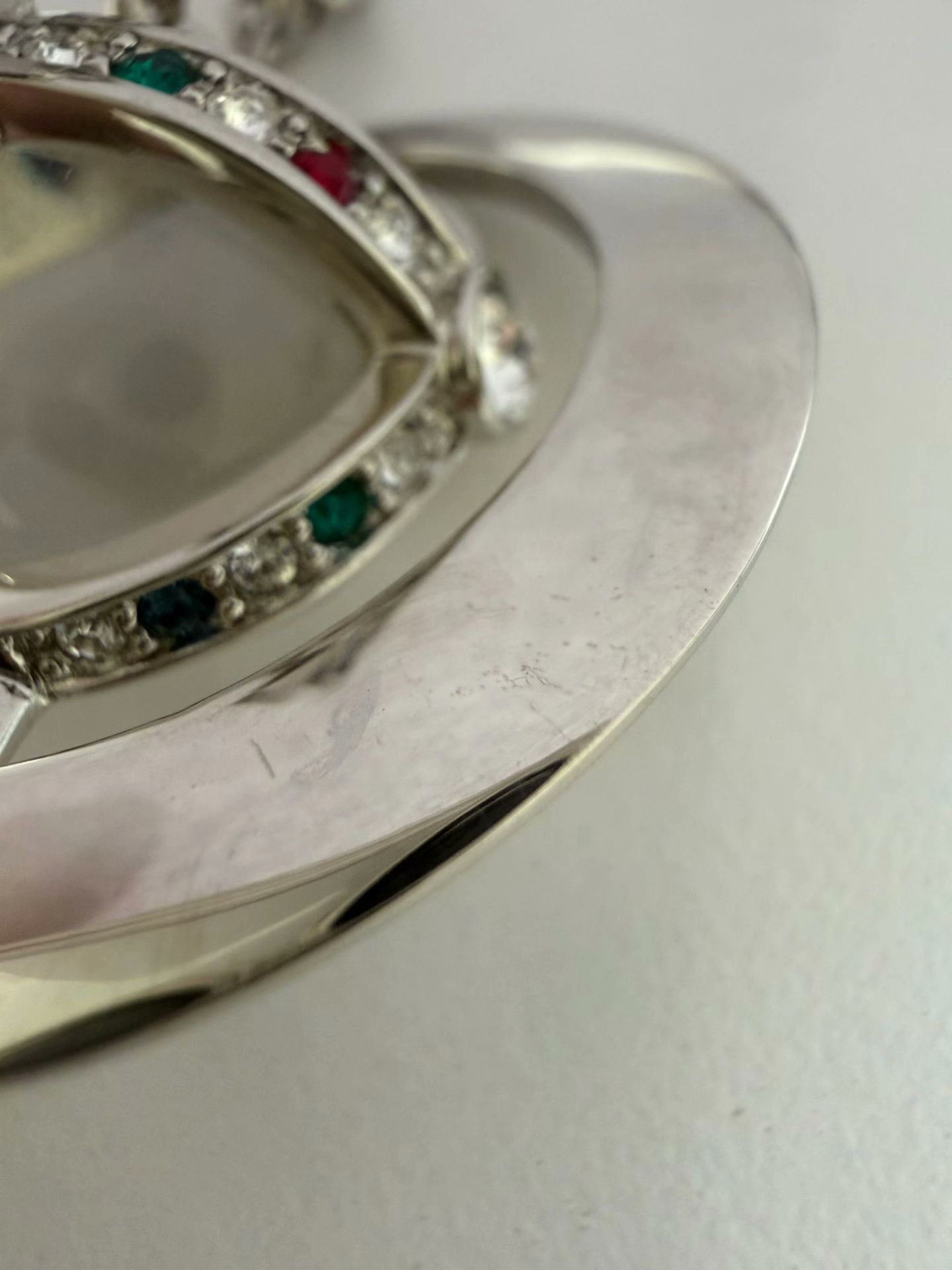 Vivienne Westwood Vivienne Westwood Large Saturn Necklace Size ONE SIZE - 8 Thumbnail