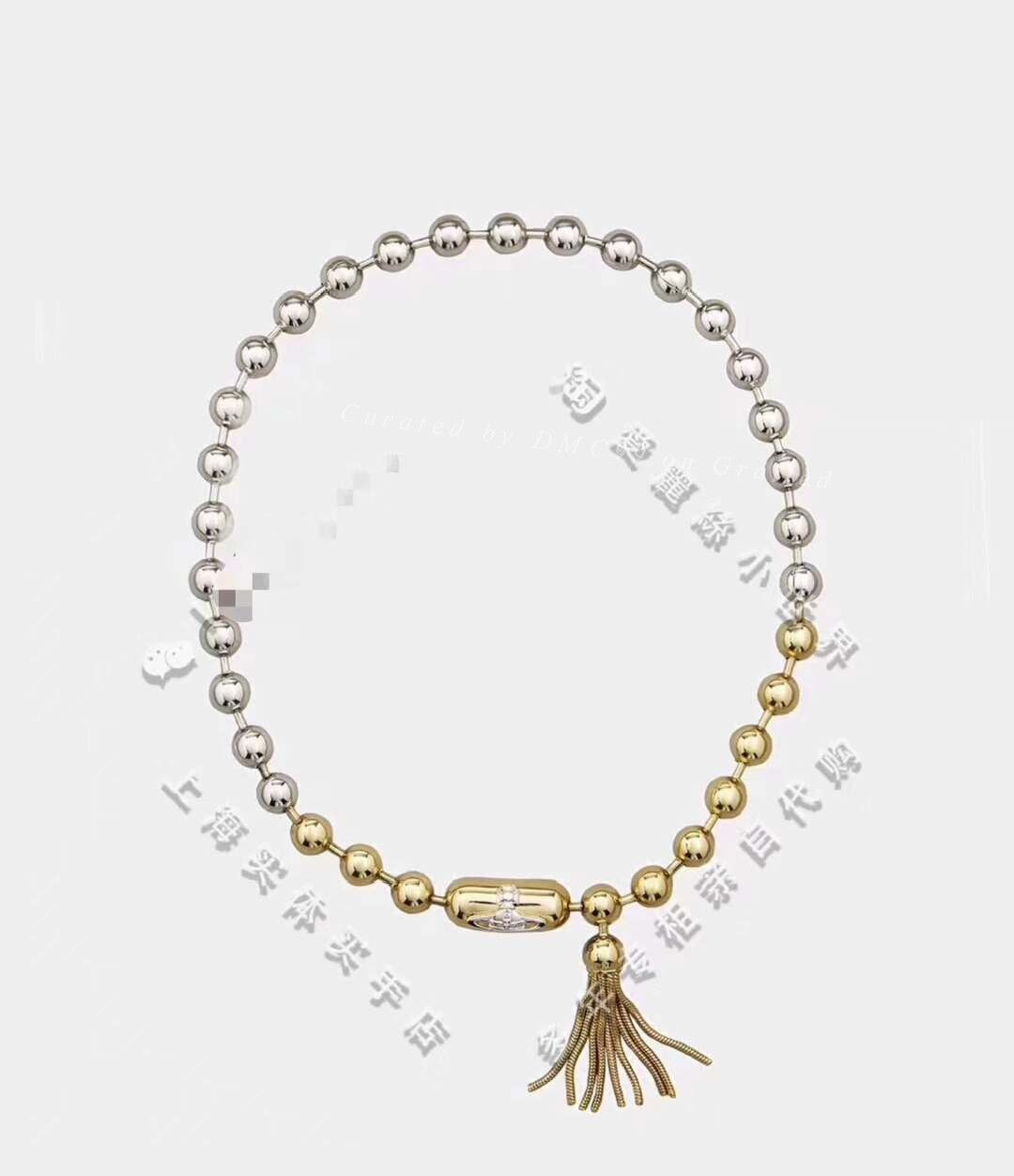 Vivienne Westwood Vivienne Westwood Saturn Bead Tassel Necklace Size ONE SIZE - 6 Thumbnail