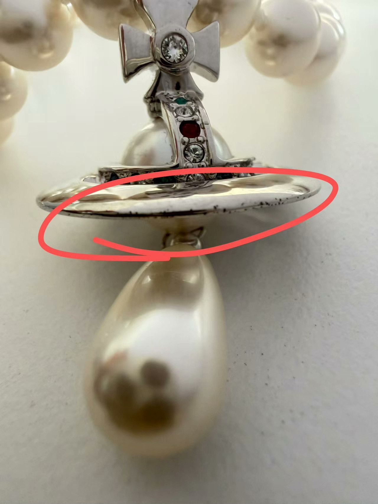 Vivienne Westwood Vivienne Westwood Pearl Necklace Size ONE SIZE - 6 Thumbnail