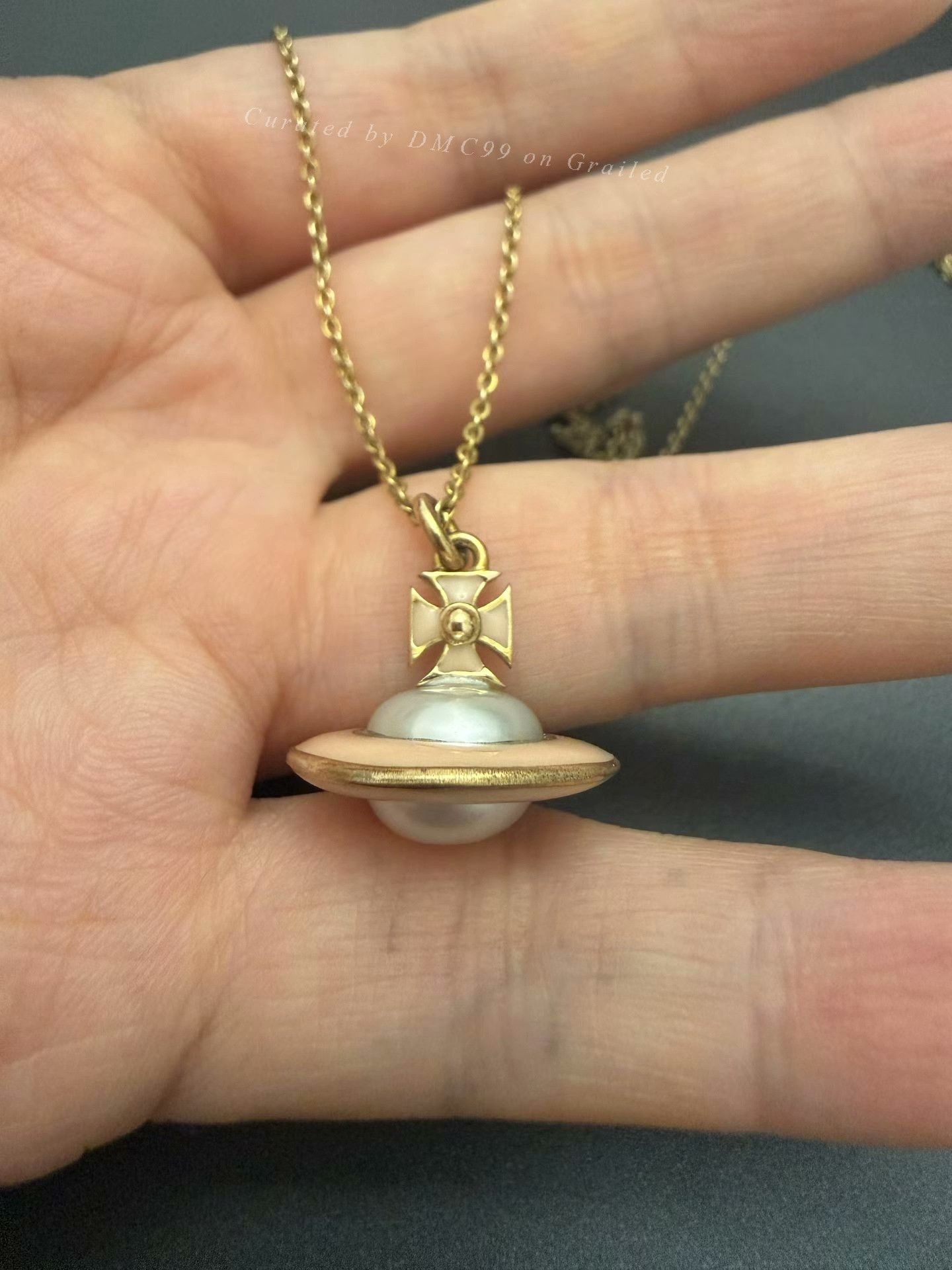 Vivienne Westwood Vivienne Westwood Saturn Long Necklace Size ONE SIZE - 2 Thumbnail