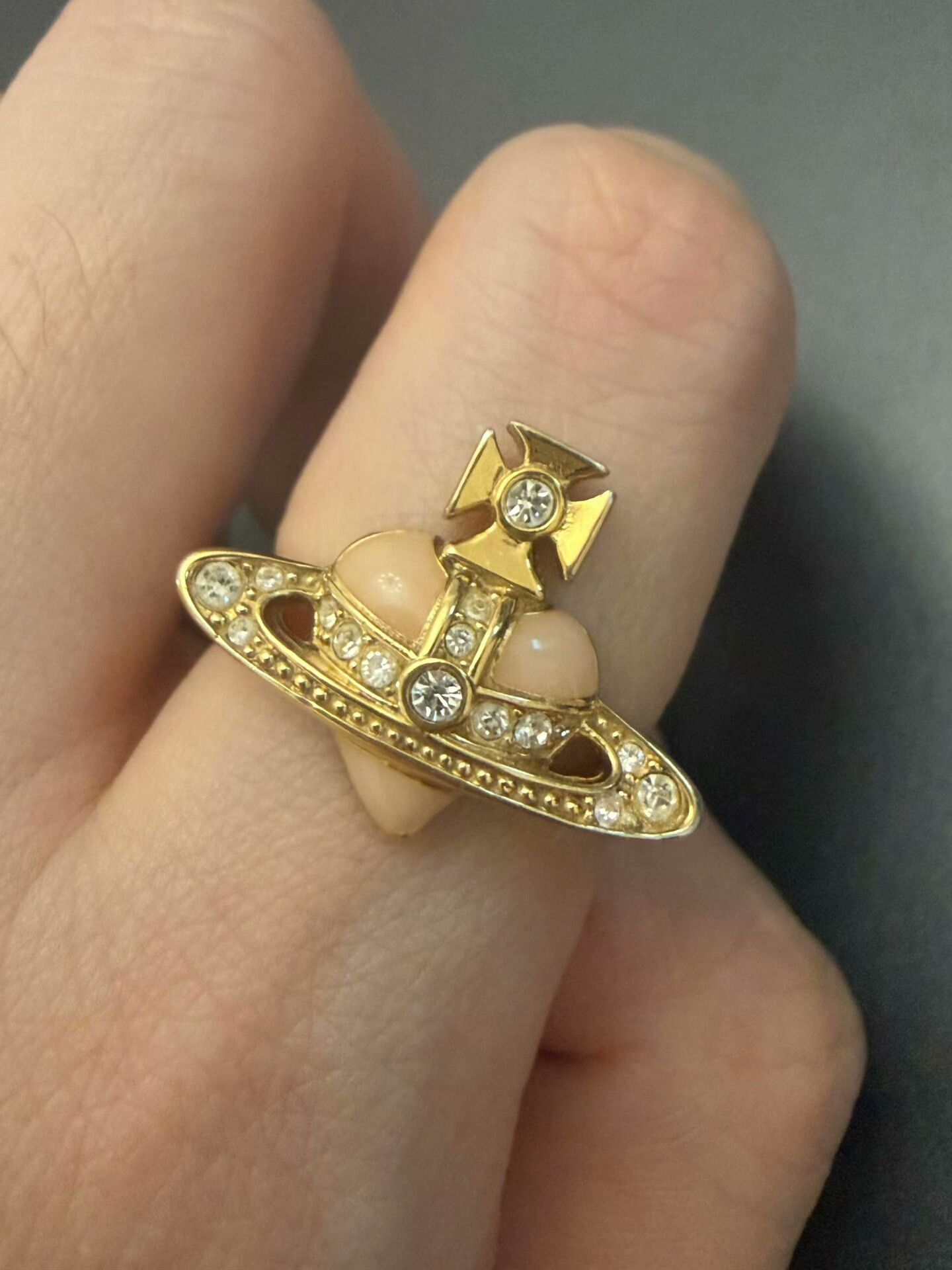 Vivienne Westwood Vivienne Westwood Heart Enamel Ring Size ONE SIZE - 3 Thumbnail