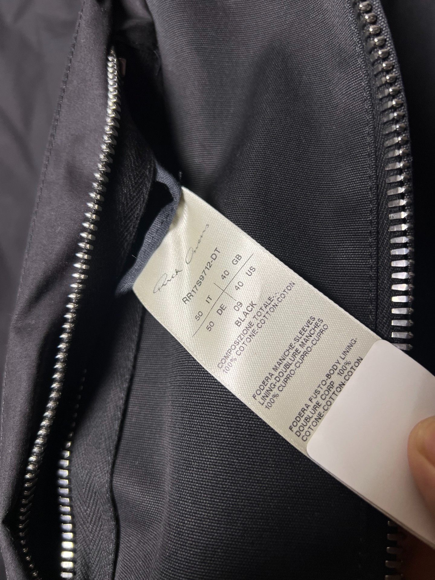 Rick Owens Rick Owens 17ss Mainline Stand-Collar Jacket Size US M / EU 48-50 / 2 - 8 Thumbnail