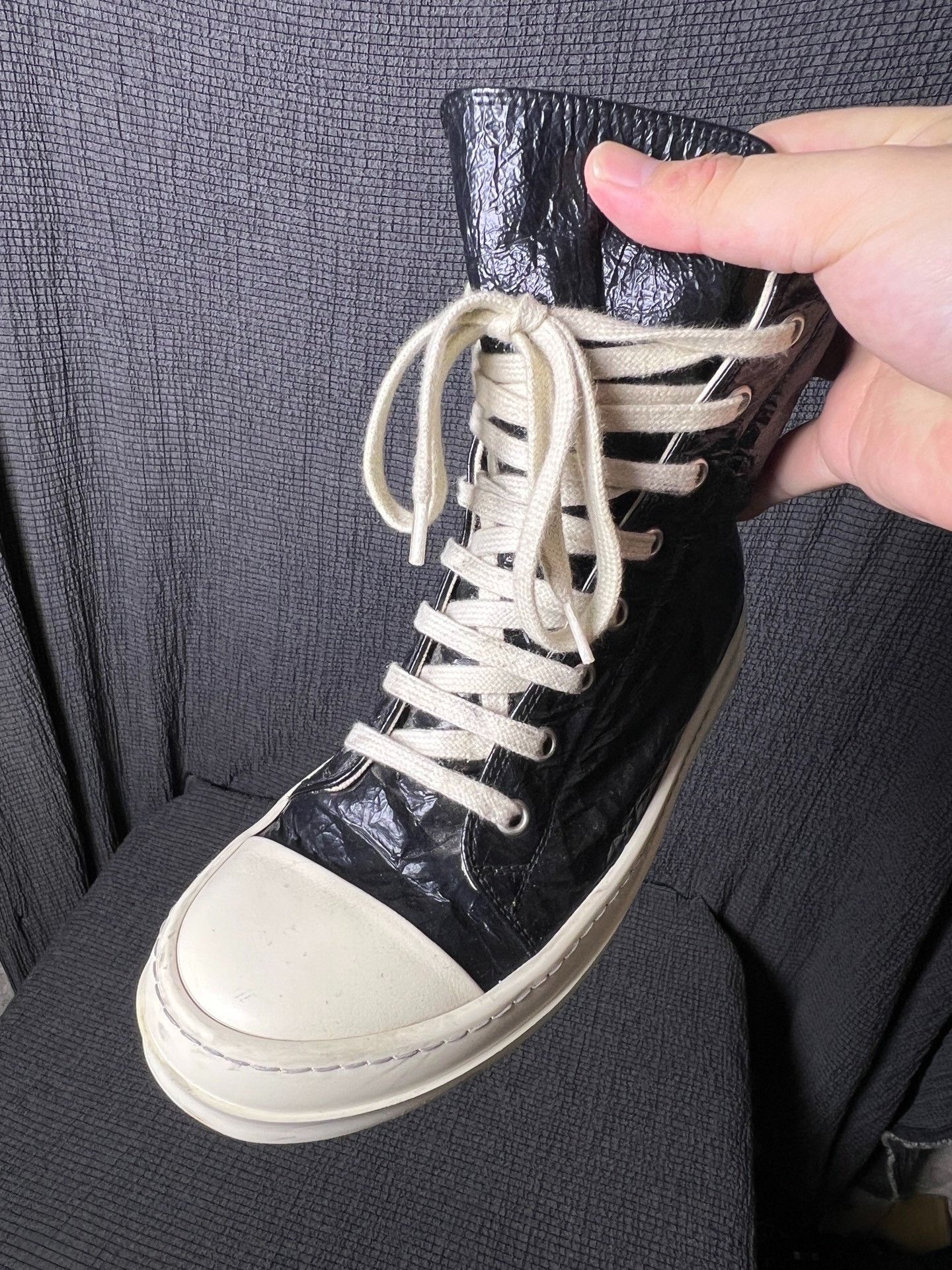 Rick Owens Rick Owens 25SS Perforated Sneakers Size US 5 / IT 35 - 6 Thumbnail