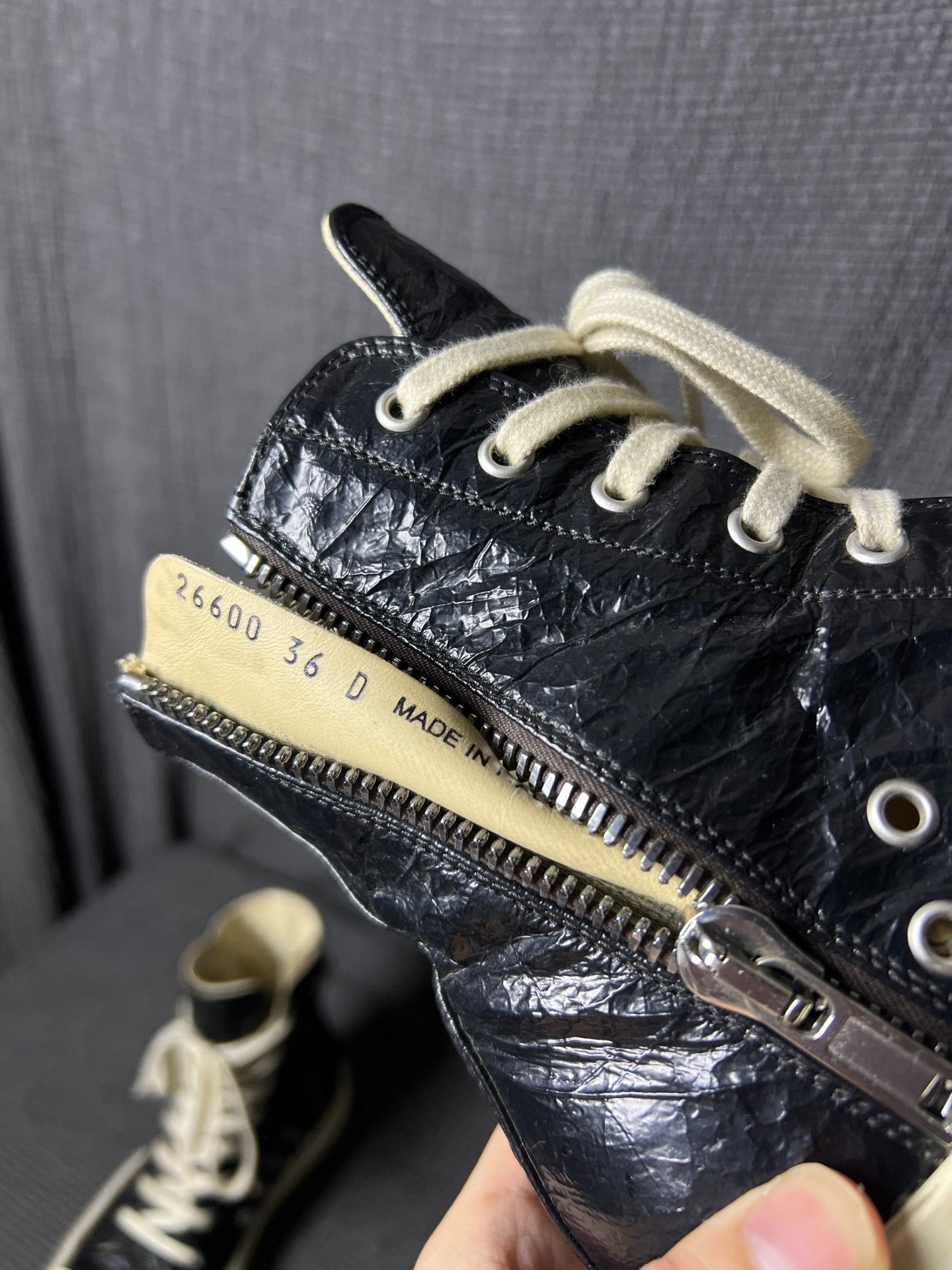 Rick Owens Rick Owens 25SS Perforated Sneakers Size US 5 / IT 35 - 8 Thumbnail