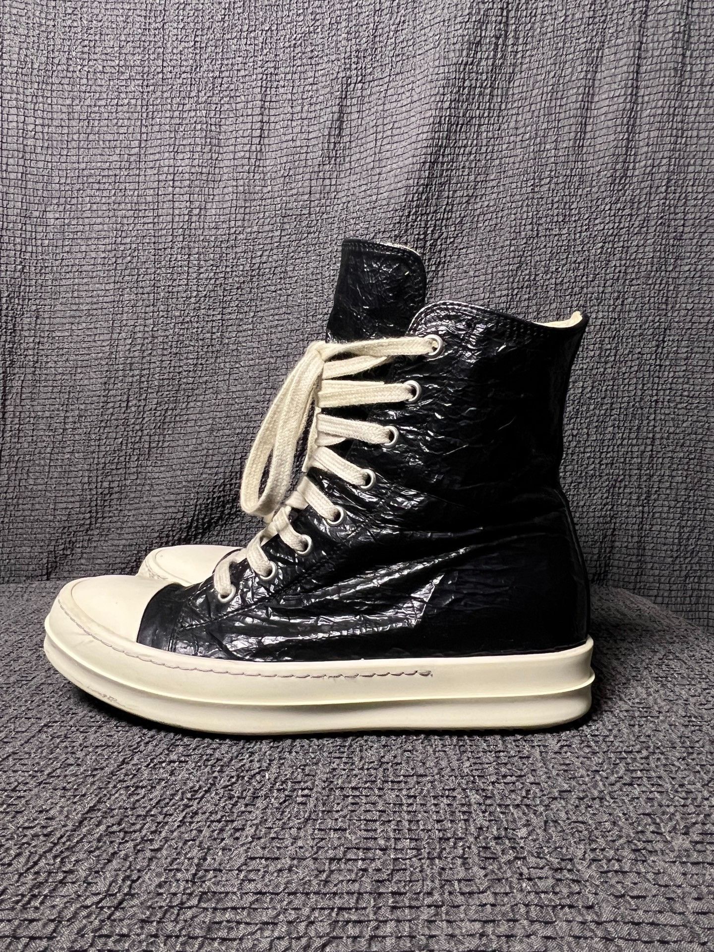 Rick Owens Rick Owens 25SS Perforated High Top Sneakers Size US 5 / IT 35 - 4 Thumbnail