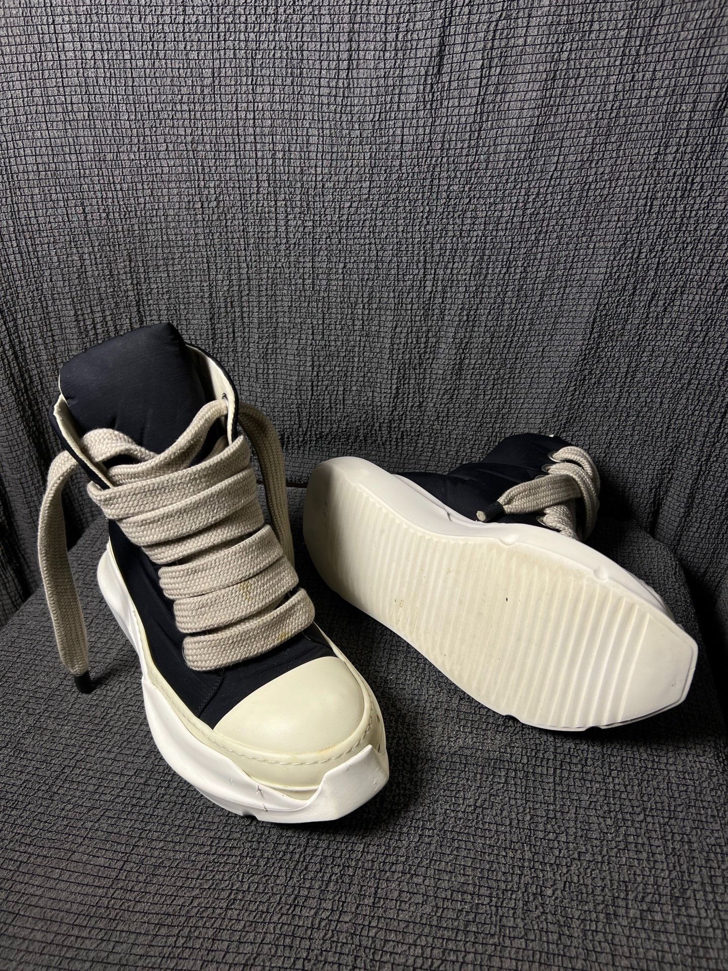 Rick Owens Rick Owens 24FW Thick Lace Tank Sole Hi-Top Size US 10 / EU 43 - 4 Thumbnail