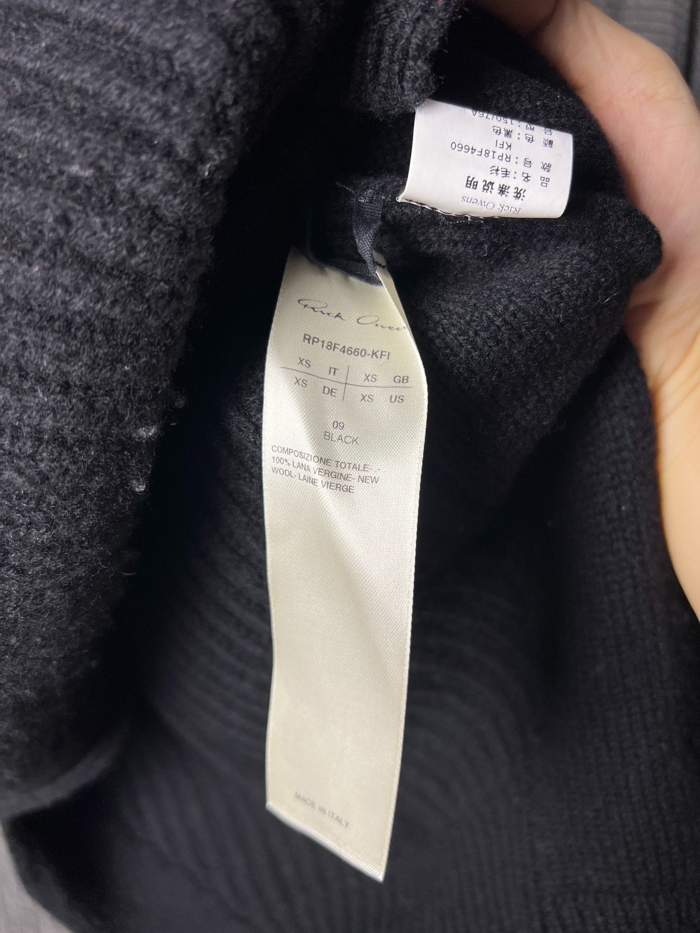 Rick Owens Rick Owens 18fw Virgin Wool Striped Sweater Size US XS / EU 42 / 0 - 8 Thumbnail