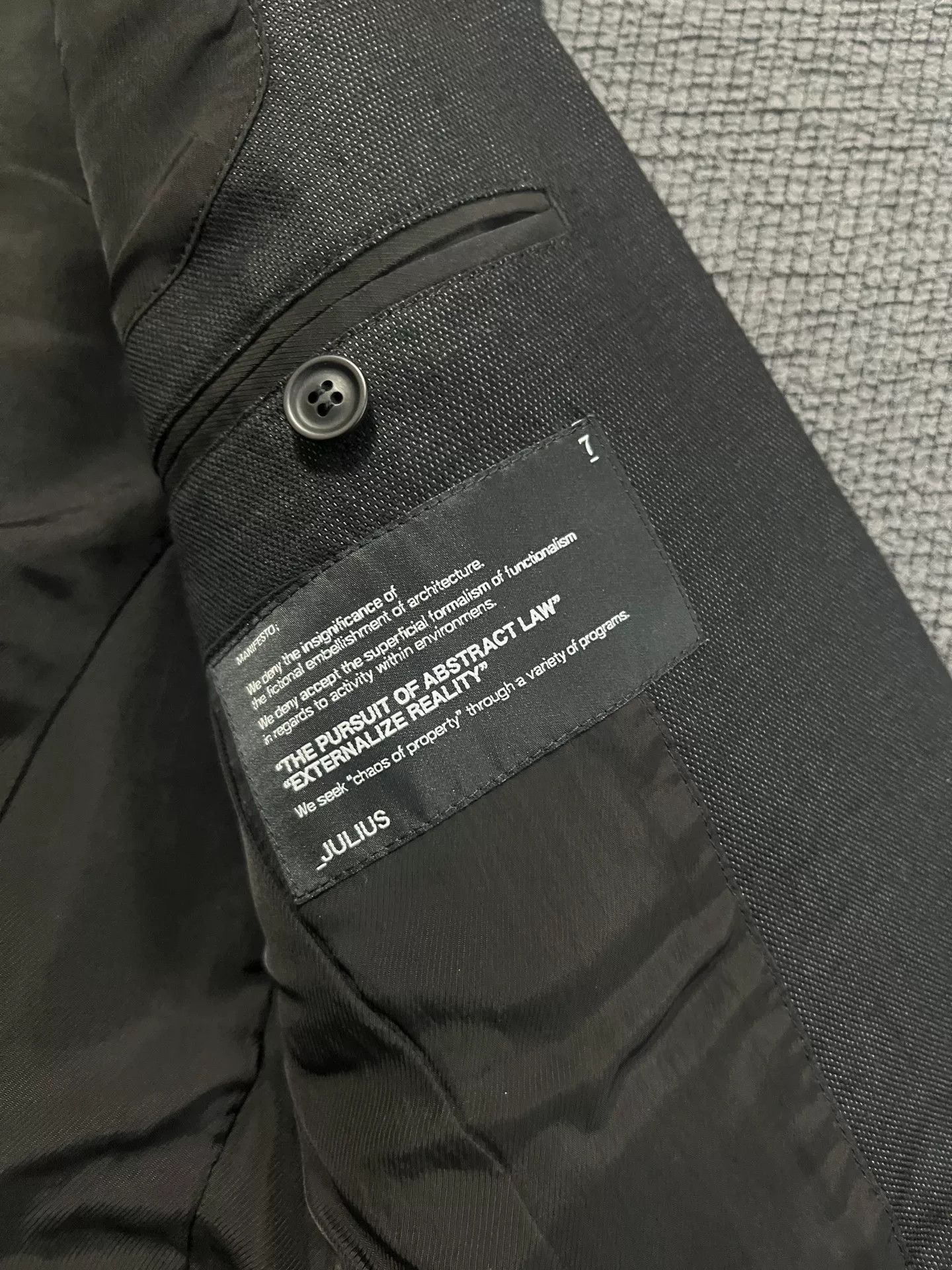 Julius Julius_7 11FW Single-Breasted Blazer Size US S / EU 44-46 / 1 - 4 Thumbnail