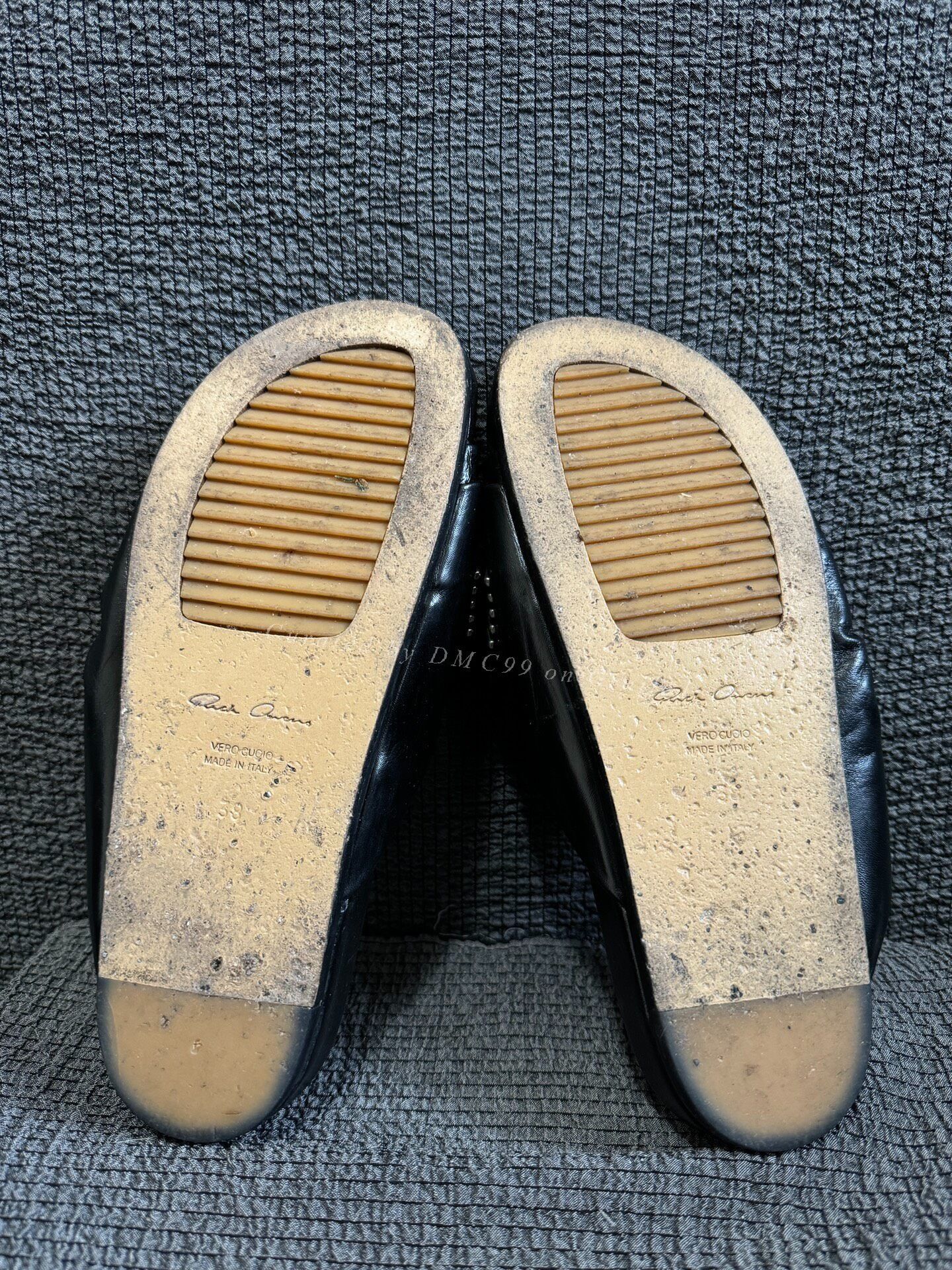 Rick Owens Rick Owens Laser Metal Open-Toe Leather Slippers Size US 7 / IT 37 - 8 Thumbnail