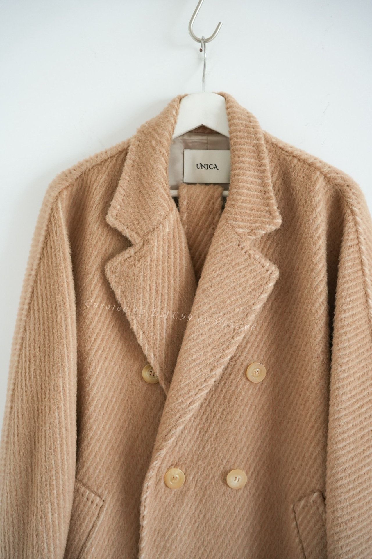Other Unica Original Camel Hair Double-Breasted Coat Size US L / EU 52-54 / 3 - 3 Thumbnail