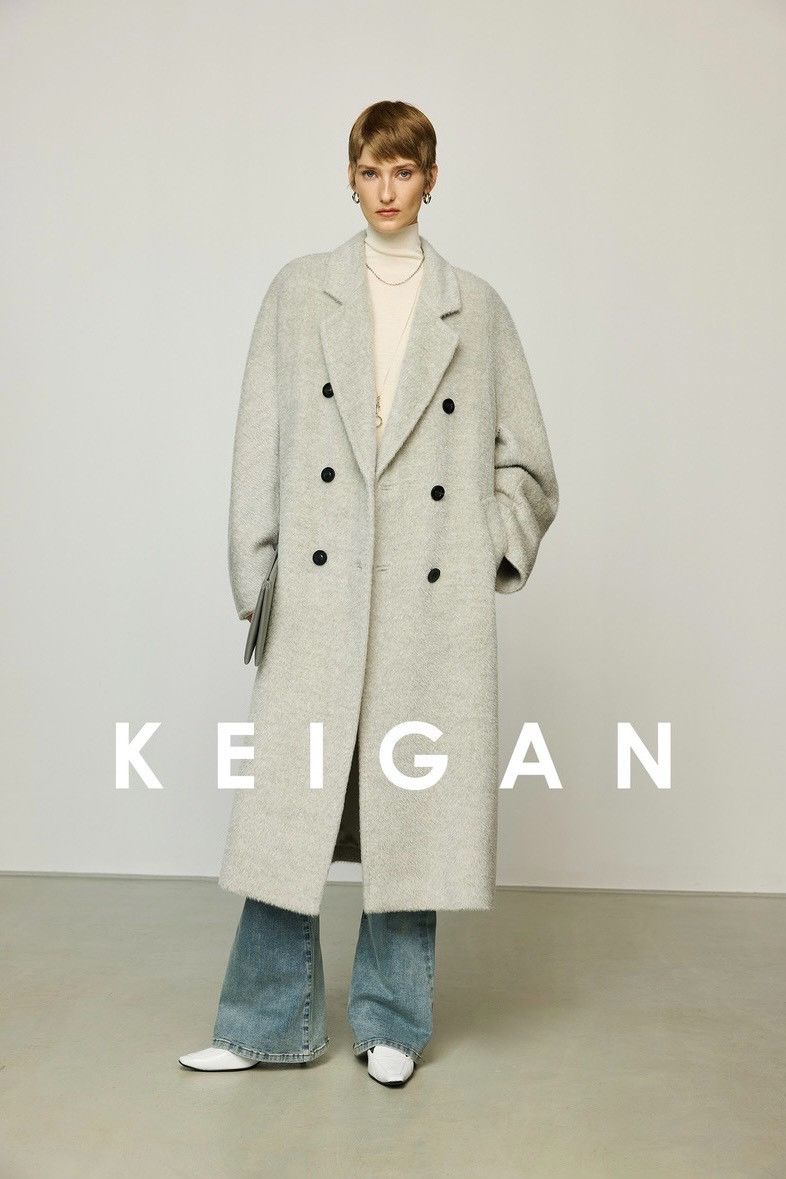 KWANPEN Keigan Peruvian Inca Alpaca Wool Coat Size S / US 4 / IT 40 - 3 Thumbnail