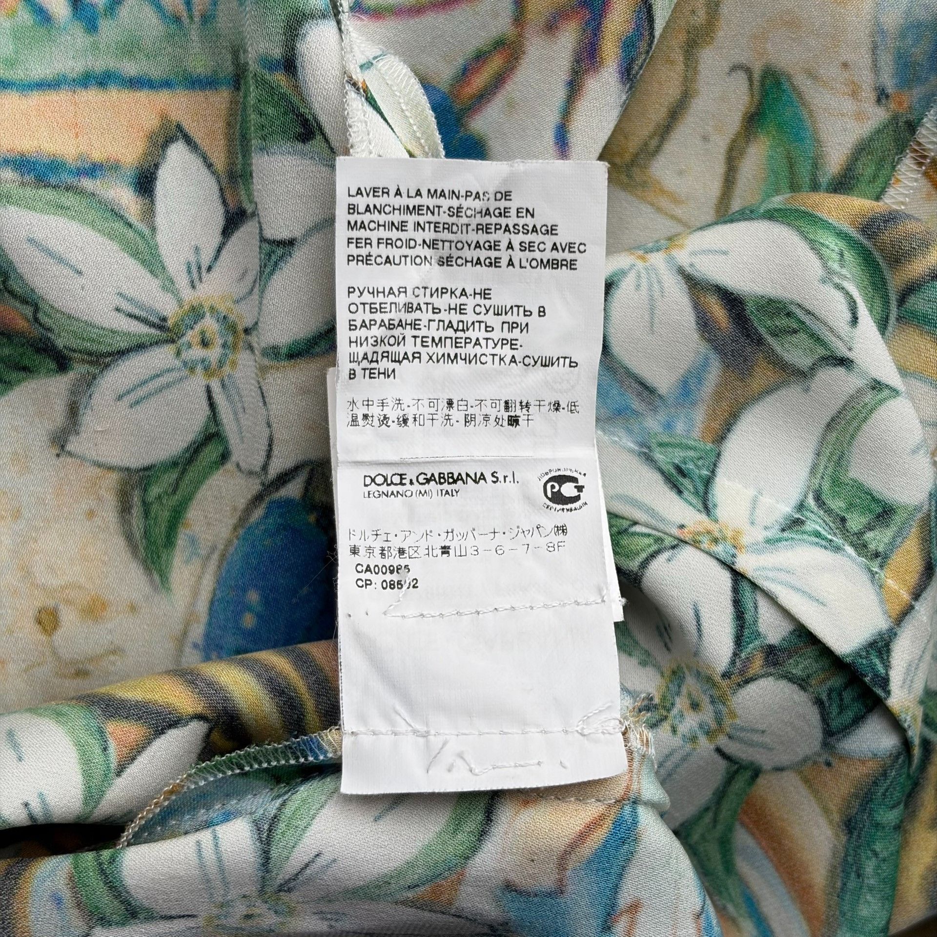 Dolce & Gabbana Dolce & Gabbana Floral Silk Long Sleeve Size S / US 4 / IT 40 - 7 Thumbnail