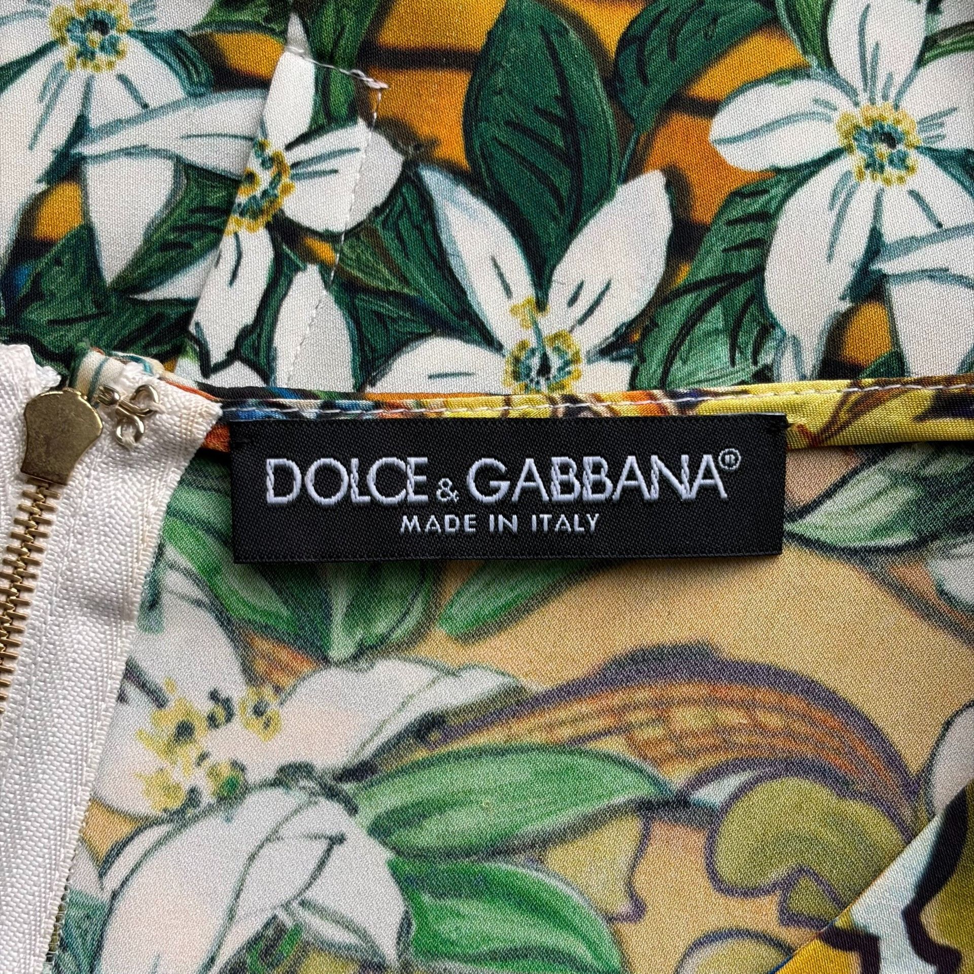 Dolce & Gabbana Dolce & Gabbana Floral Silk Long Sleeve Size S / US 4 / IT 40 - 4 Thumbnail