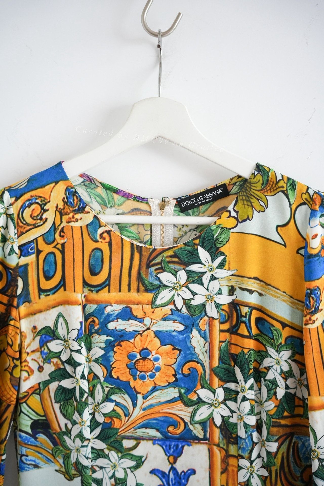 Dolce & Gabbana Dolce & Gabbana Floral Silk Long Sleeve Size S / US 4 / IT 40 - 3 Thumbnail