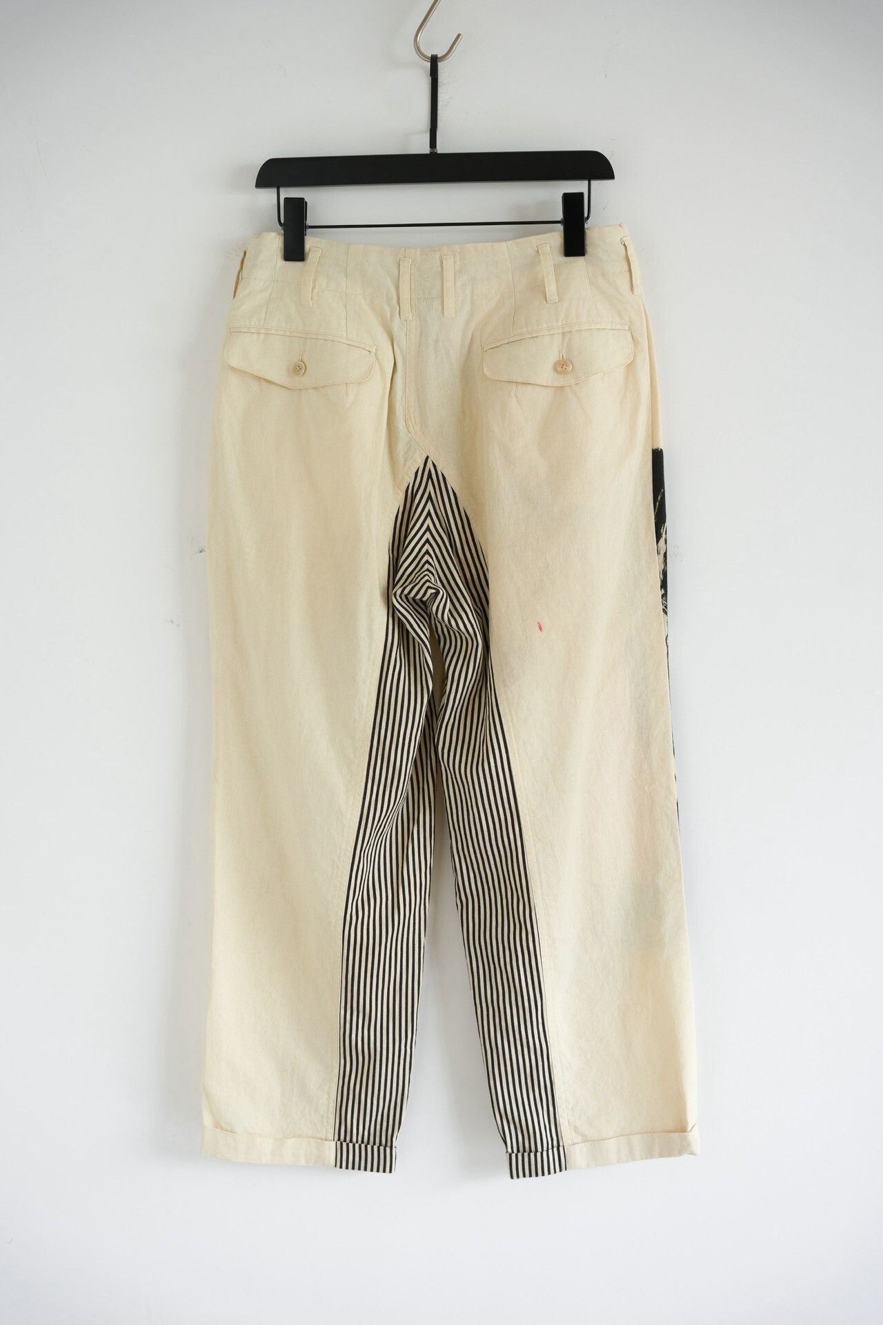 Yohji Yamamoto Yohji Yamamoto 17SS Hand-Painted Trousers Size US 26 / EU 42 - 2 Thumbnail