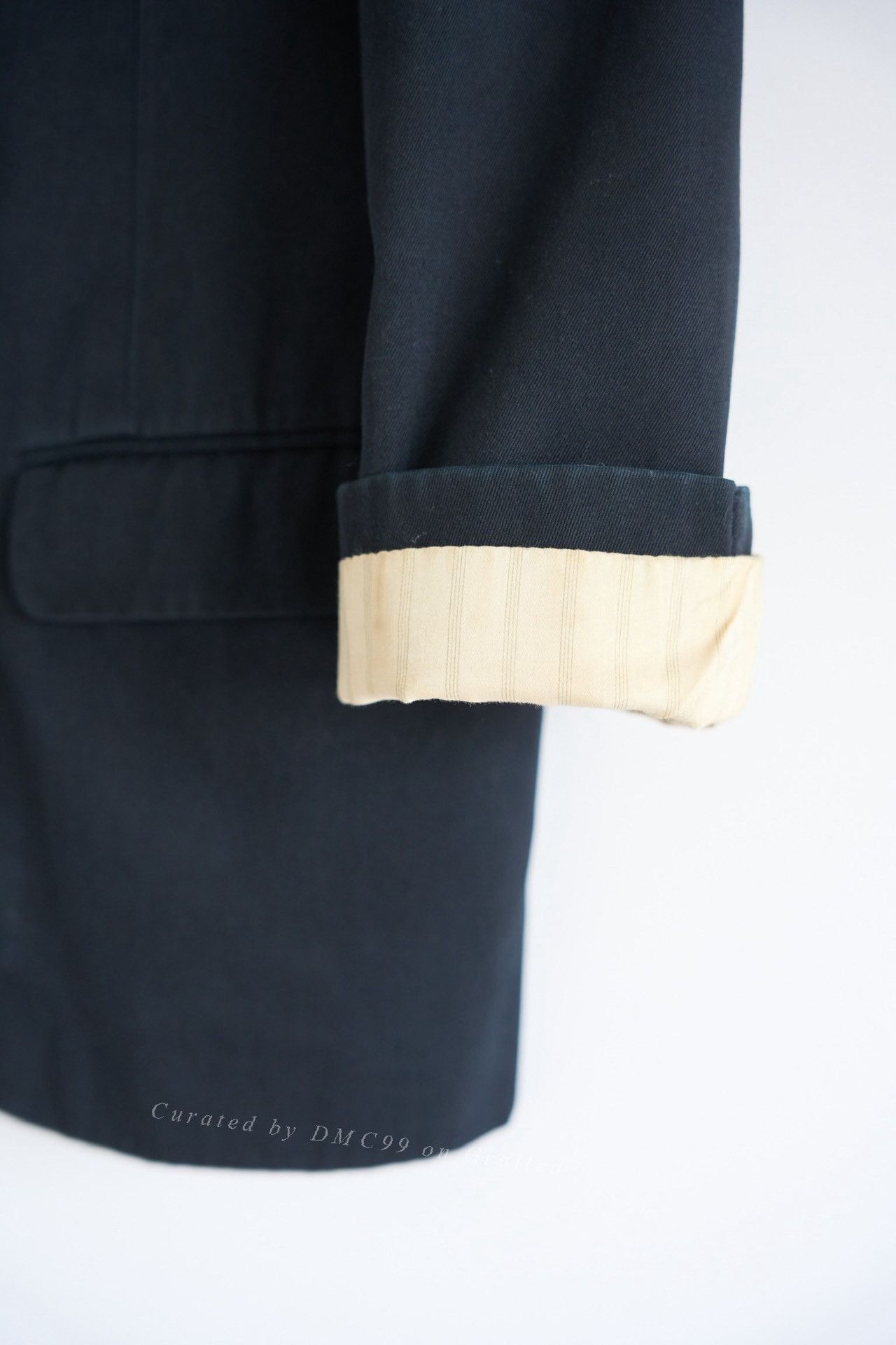 Yohji Yamamoto Yohji Yamamoto 80s Striped Cuffed Blazer Size US S / EU 44-46 / 1 - 5 Thumbnail