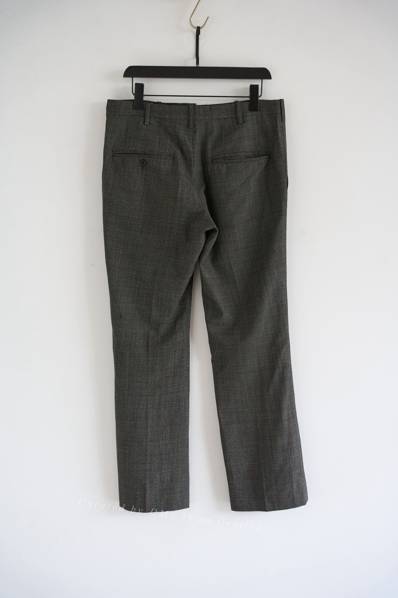 Yohji Yamamoto Yohji Yamamoto 00s Prince of Wales Trousers Size US 26 / EU 42 - 2 Thumbnail