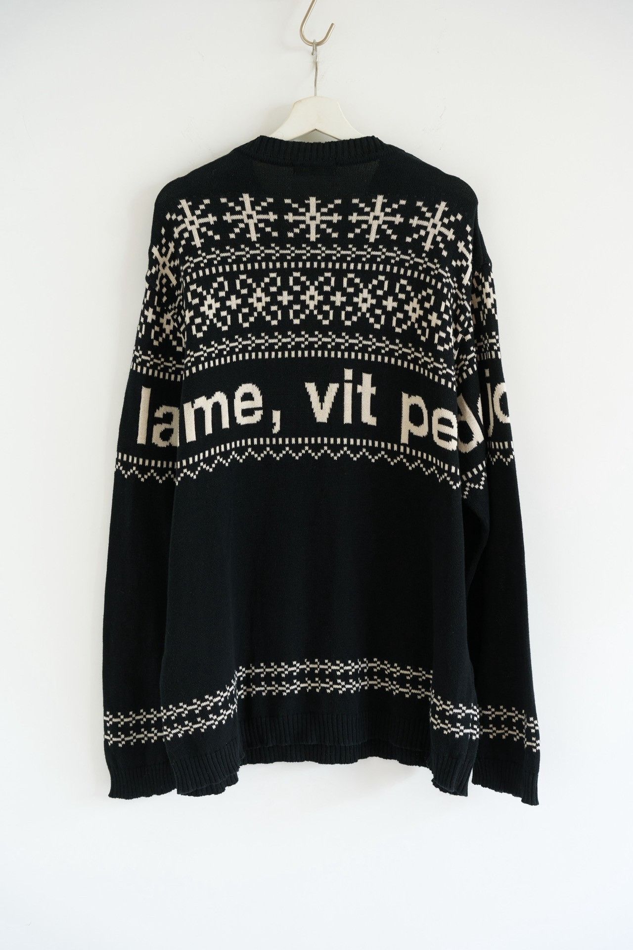 Yohji Yamamoto Yohji Yamamoto 16AW Fair Isle Sweater Size US L / EU 52-54 / 3 - 2 Thumbnail