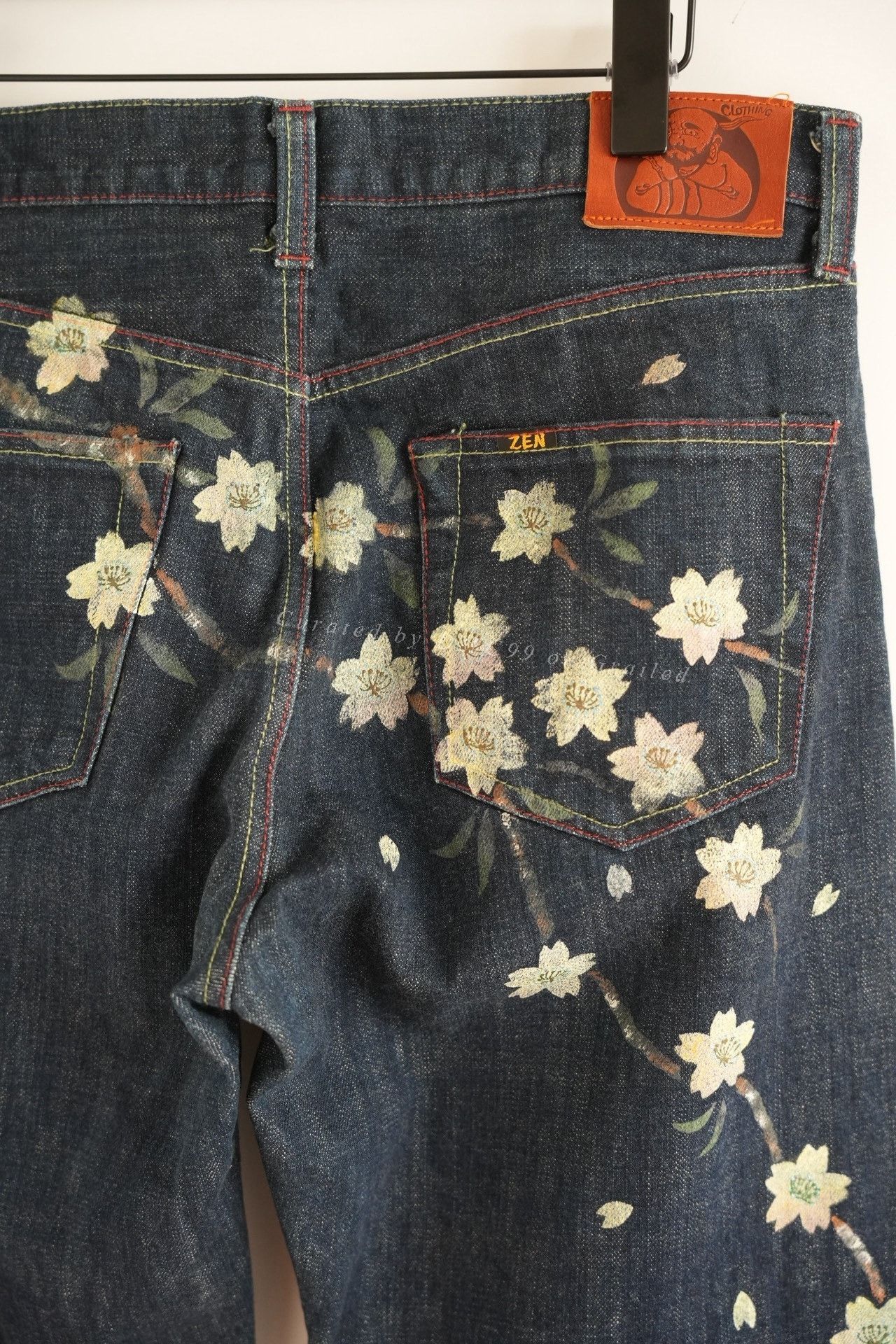 Other ZEN Kyoto Yuzen Cherry Blossom Jeans Size US 34 / EU 50 - 3 Thumbnail