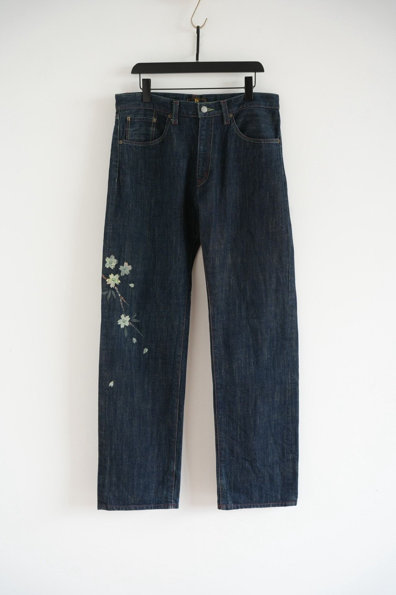 Other ZEN Kyoto Yuzen Cherry Blossom Jeans Size US 34 / EU 50 - 2 Thumbnail