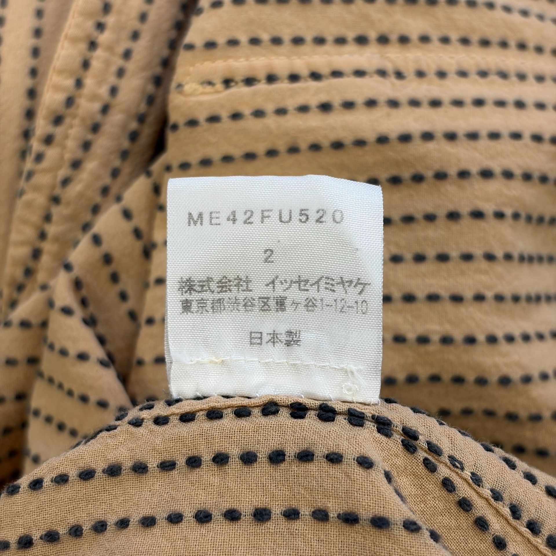 Issey Miyake Issey Miyake Men 04SS Hand-Stitched Blazer Size US M / EU 48-50 / 2 - 7 Thumbnail