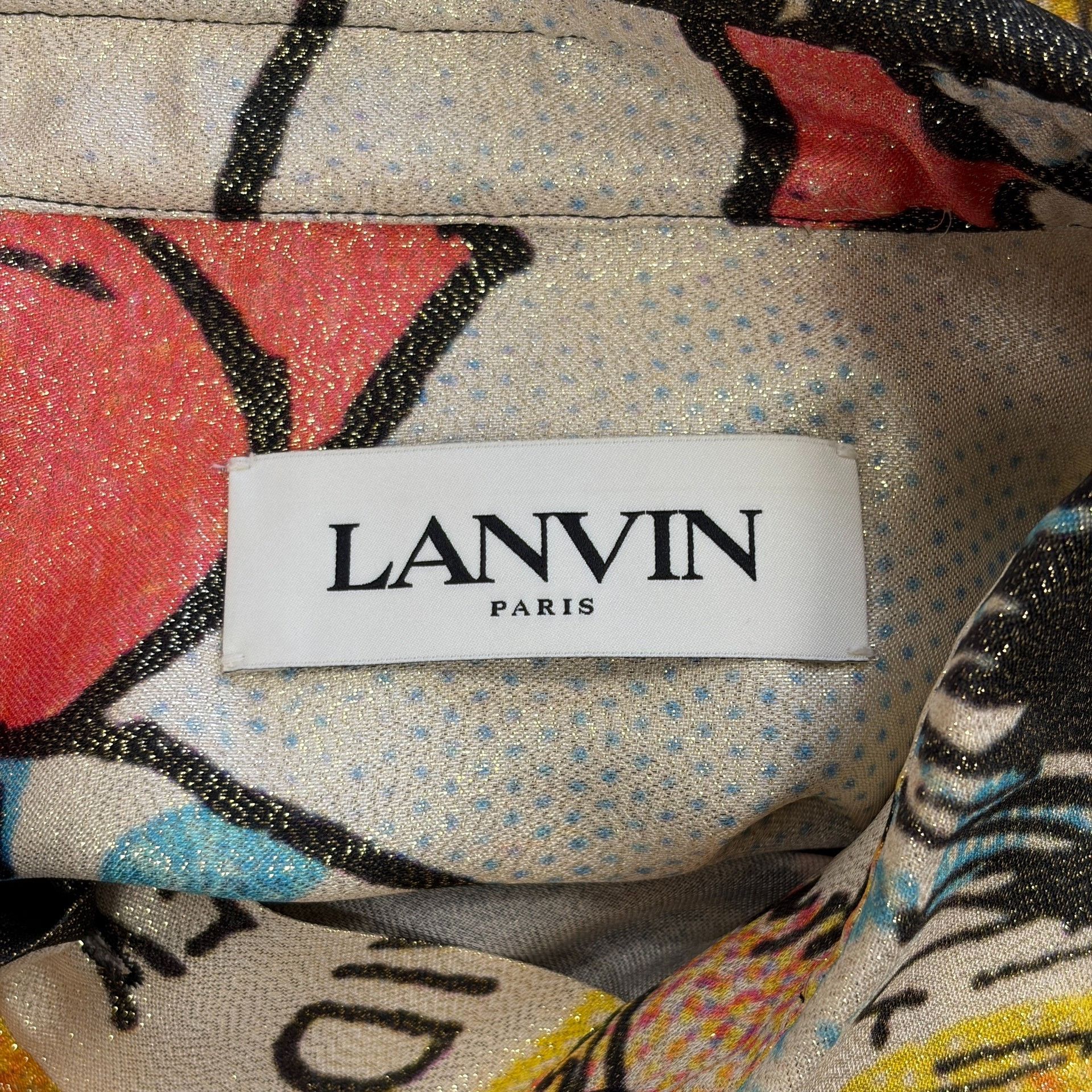 Lanvin Lanvin 20SS Nemo Print Shirt Size US XXS / EU 40 - 6 Thumbnail