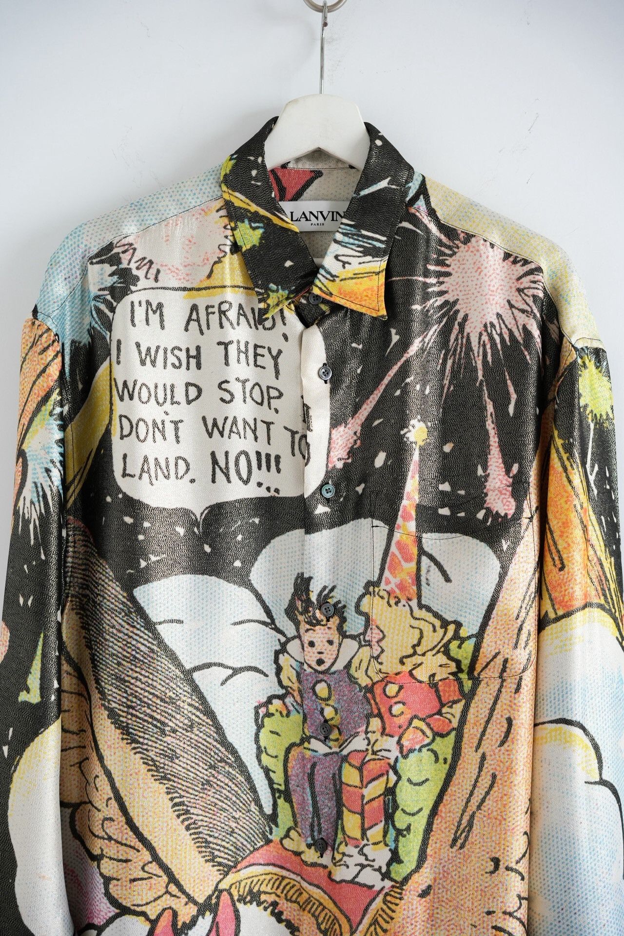 Lanvin Lanvin 20SS Nemo Print Shirt Size US XXS / EU 40 - 4 Thumbnail