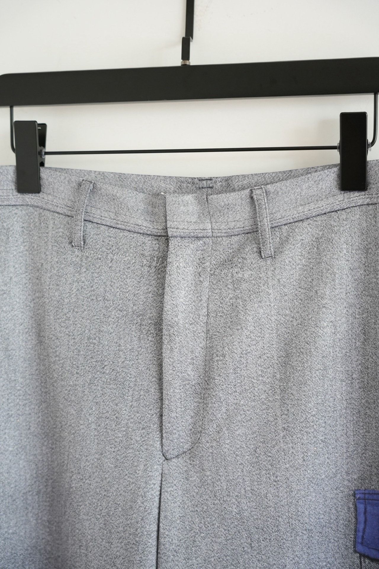 Yohji Yamamoto Yohji Yamamoto 15SS Gray Fake Pocket Trousers Size US 26 / EU 42 - 3 Thumbnail