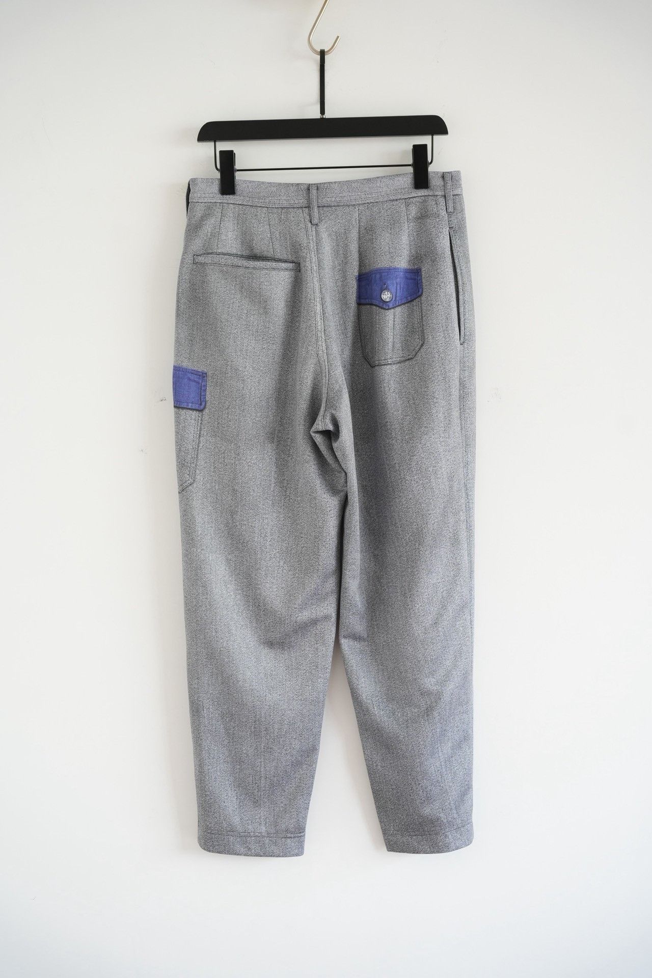 Yohji Yamamoto Yohji Yamamoto 15SS Gray Fake Pocket Trousers Size US 26 / EU 42 - 2 Thumbnail