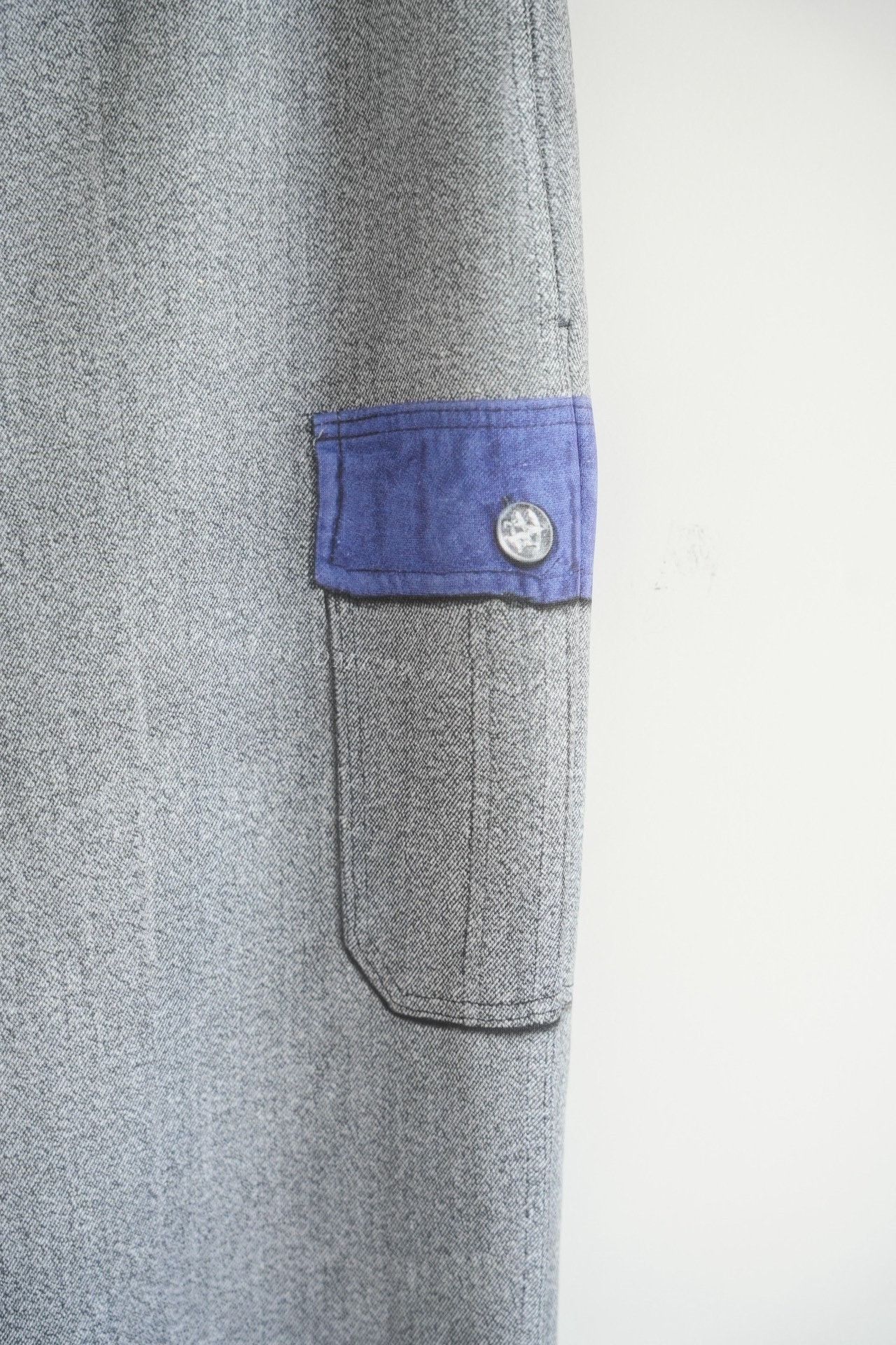 Yohji Yamamoto Yohji Yamamoto 15SS Gray Fake Pocket Trousers Size US 26 / EU 42 - 4 Thumbnail