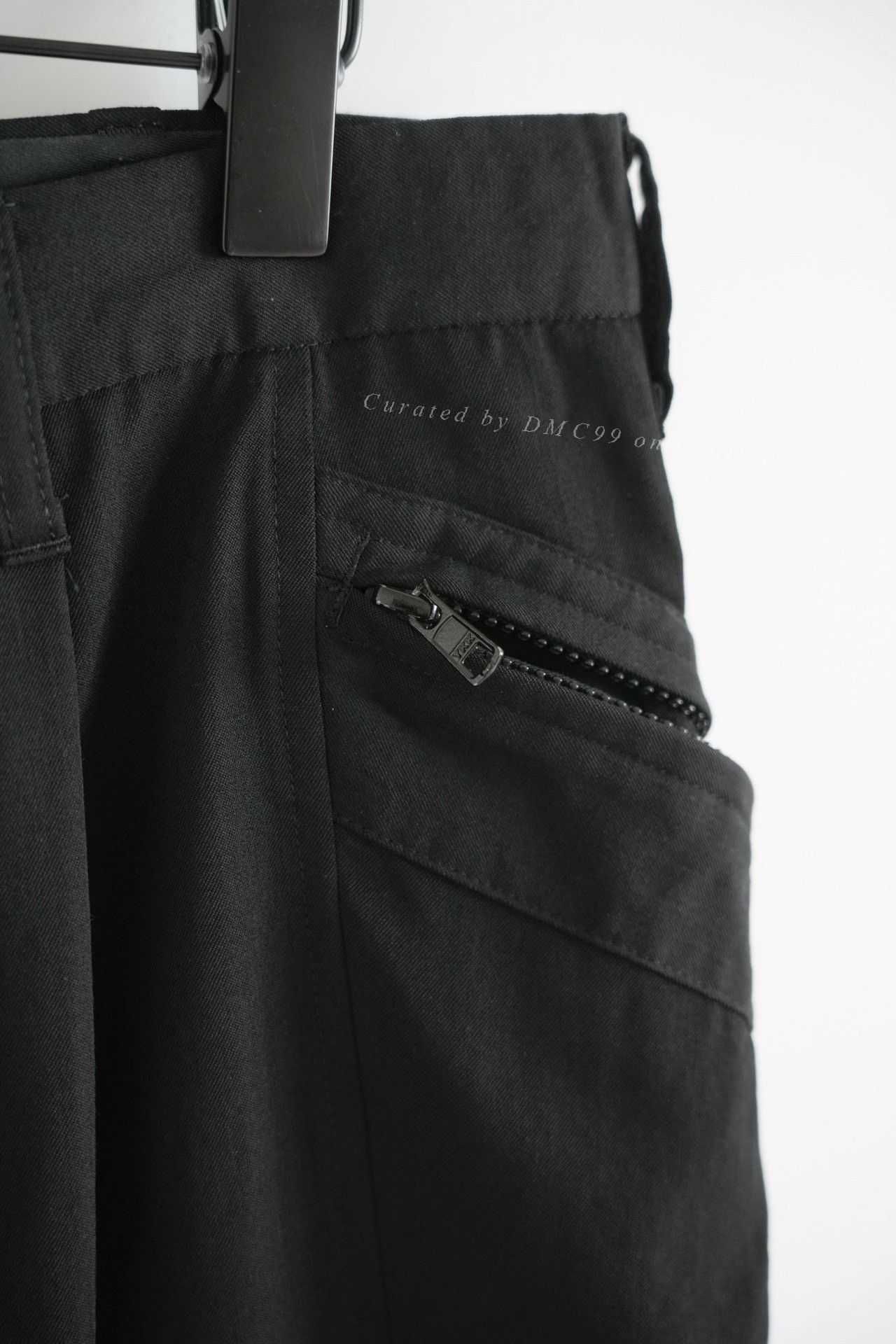 Yohji Yamamoto Yohji Yamamoto 13AW Side Zip Wool Trousers Size US 26 / EU 42 - 4 Thumbnail