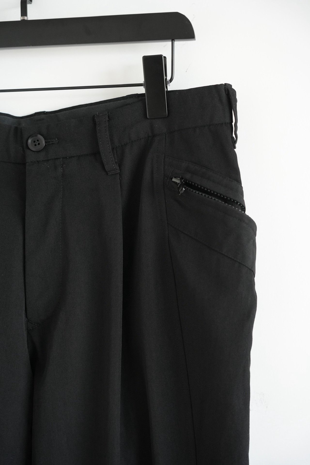 Yohji Yamamoto Yohji Yamamoto 13AW Side Zip Wool Trousers Size US 26 / EU 42 - 3 Thumbnail