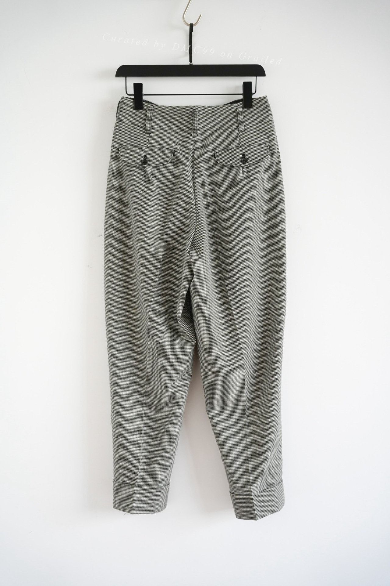 Yohji Yamamoto Yohji Yamamoto 90s Houndstooth Wool Trousers Size US 36 / EU 52 - 2 Thumbnail