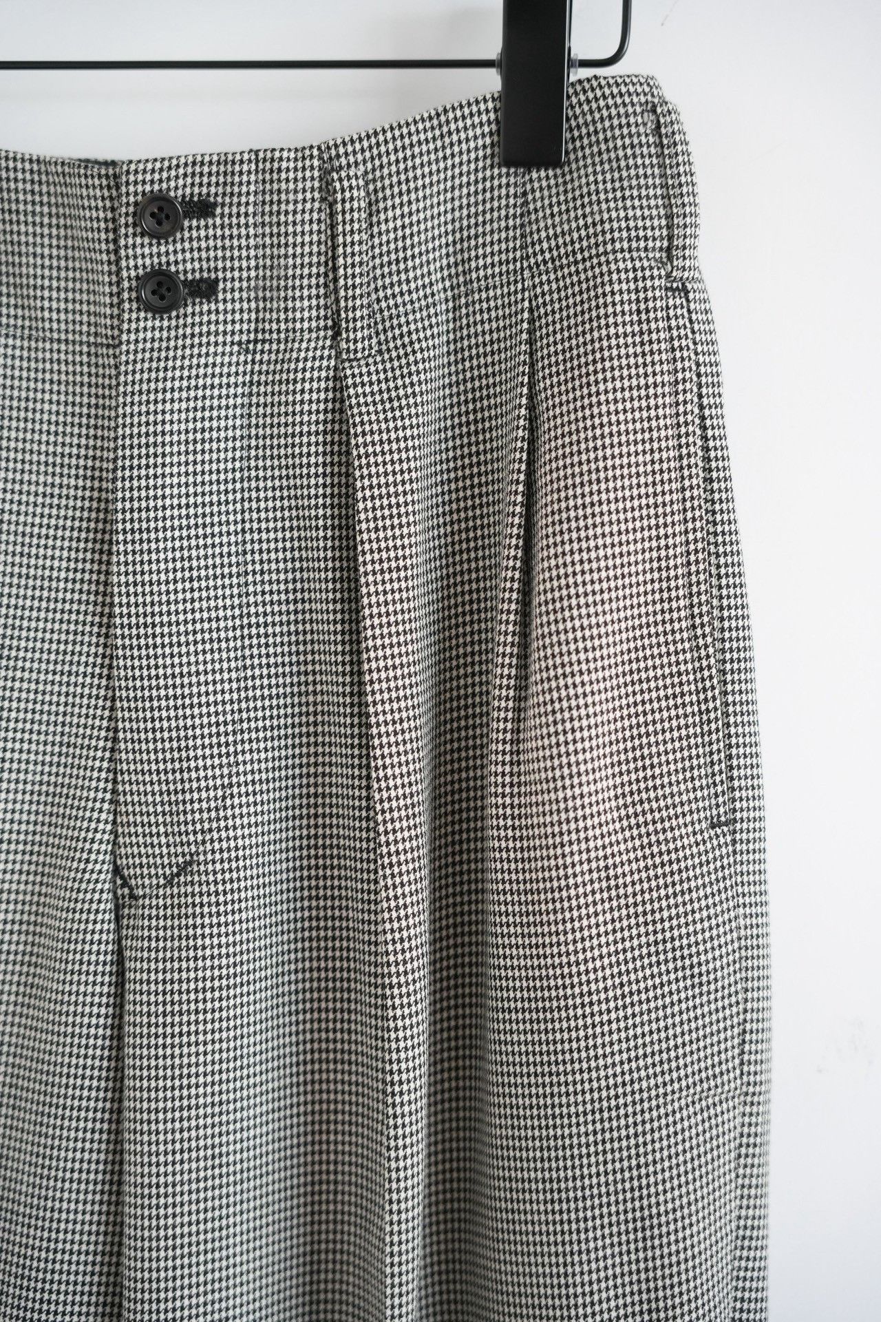 Yohji Yamamoto Yohji Yamamoto 90s Houndstooth Wool Trousers Size US 36 / EU 52 - 4 Thumbnail